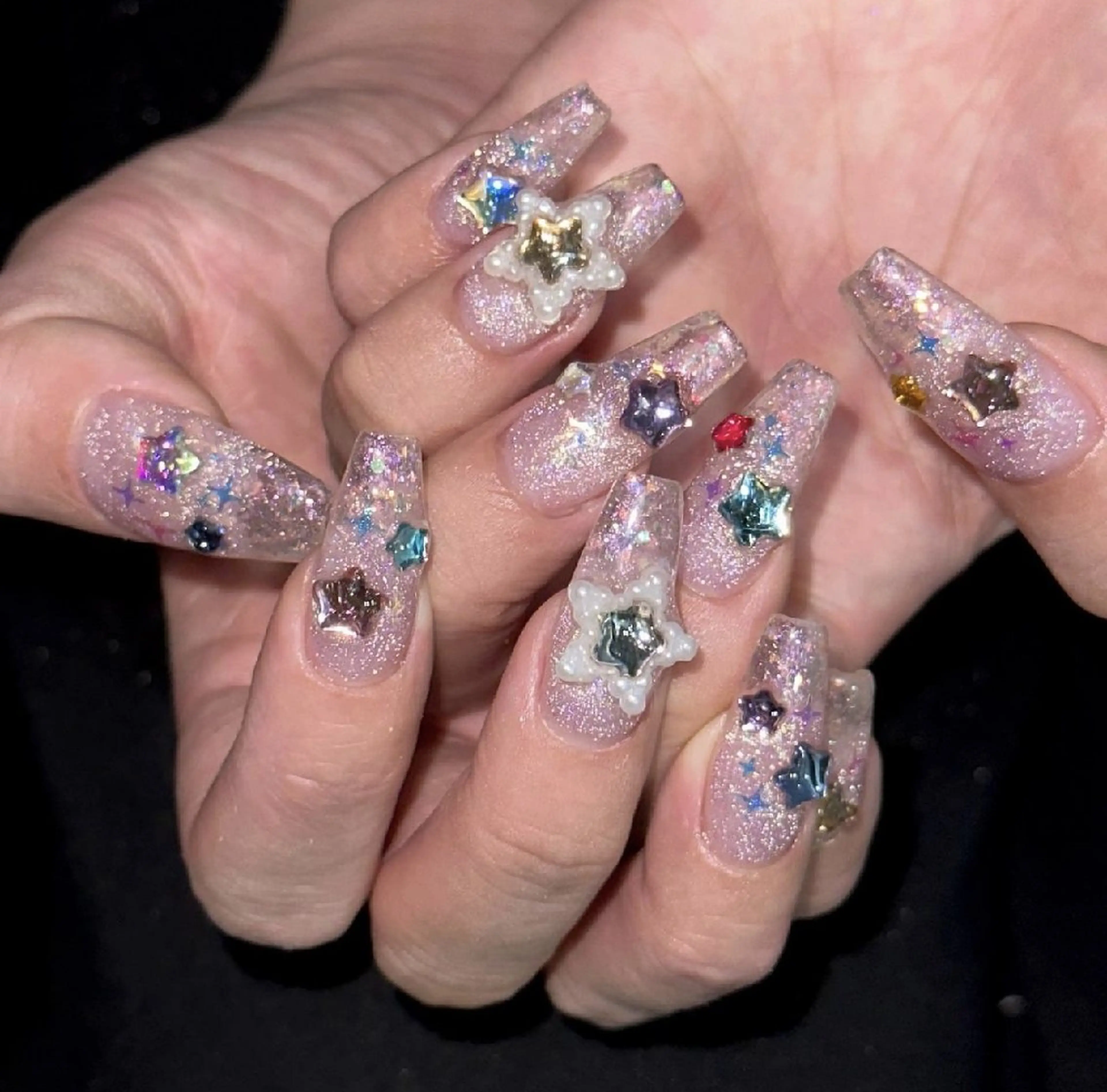 チップ長さだし10本ワンカラーパーツつけ放題の写真