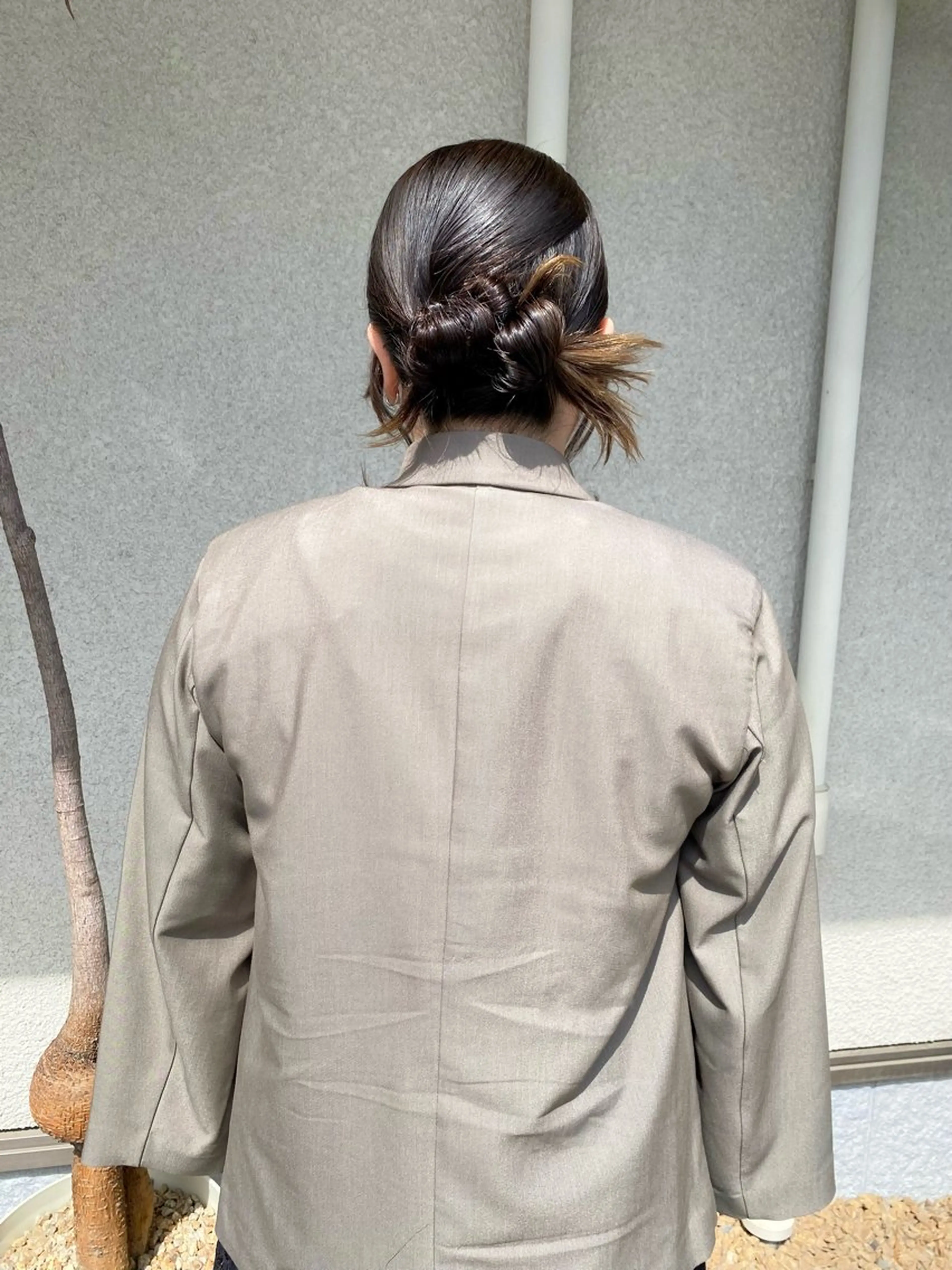 ミディアム ヘアセット 桑原 菜摘のヘアスタイル