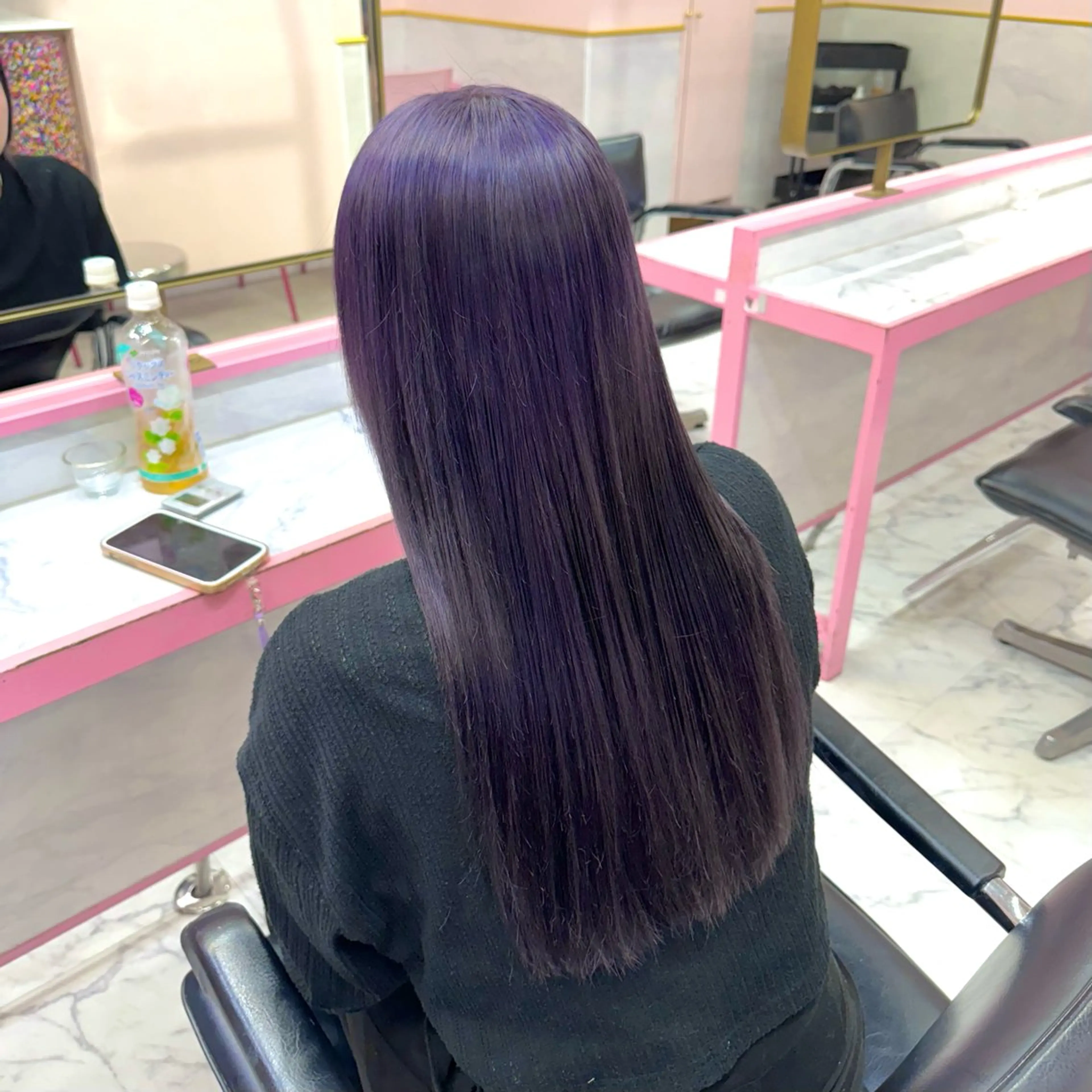 ロング カラー ヘアカラー トリートメント 高発色/デザイン ☀️toku☀️のヘアスタイル