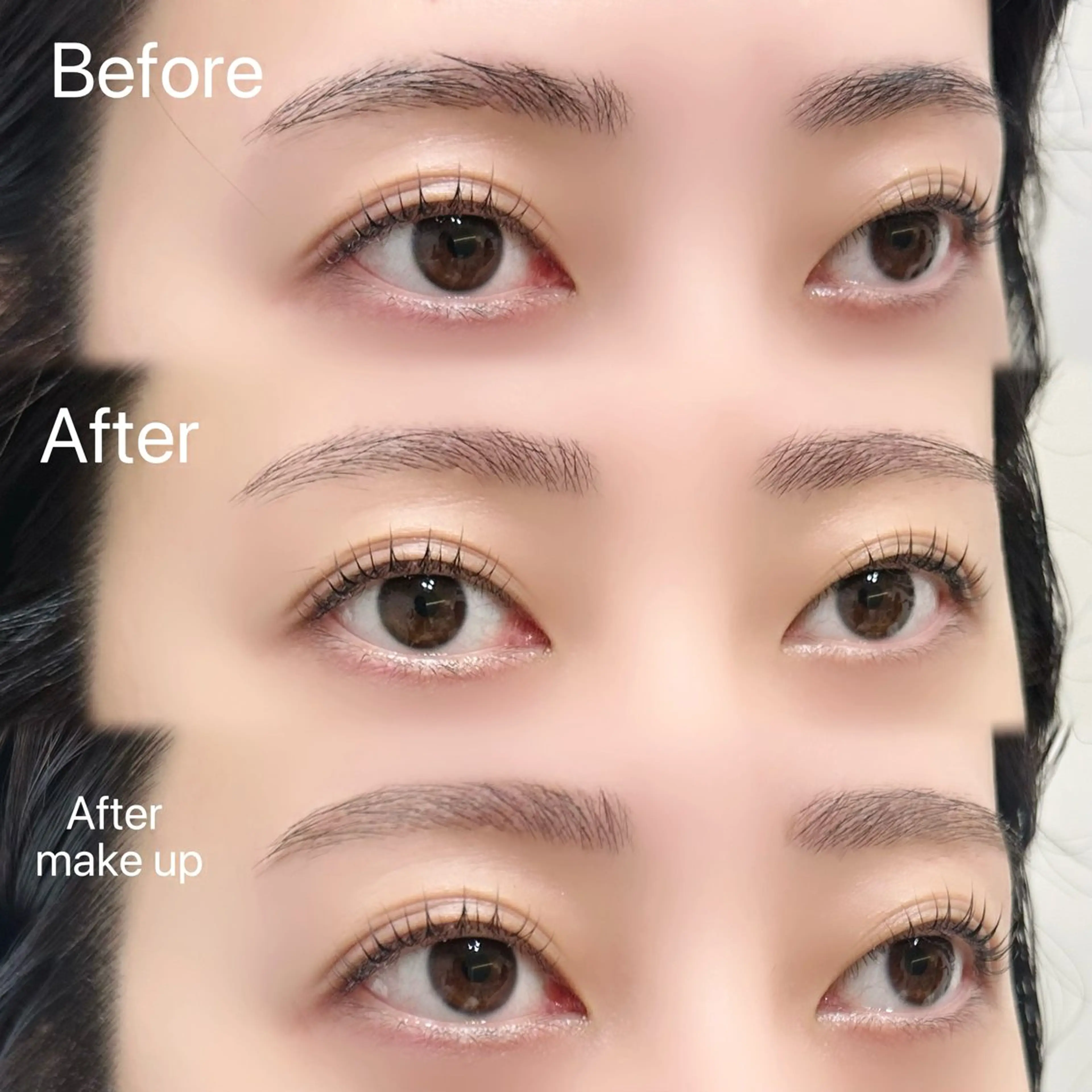 ✨ミニモ限定価格✨間引き、毛量調節のみ‼️⚠️形を整えるメニューではありません。眉毛ワックス、毛抜きの施術はありません。の写真