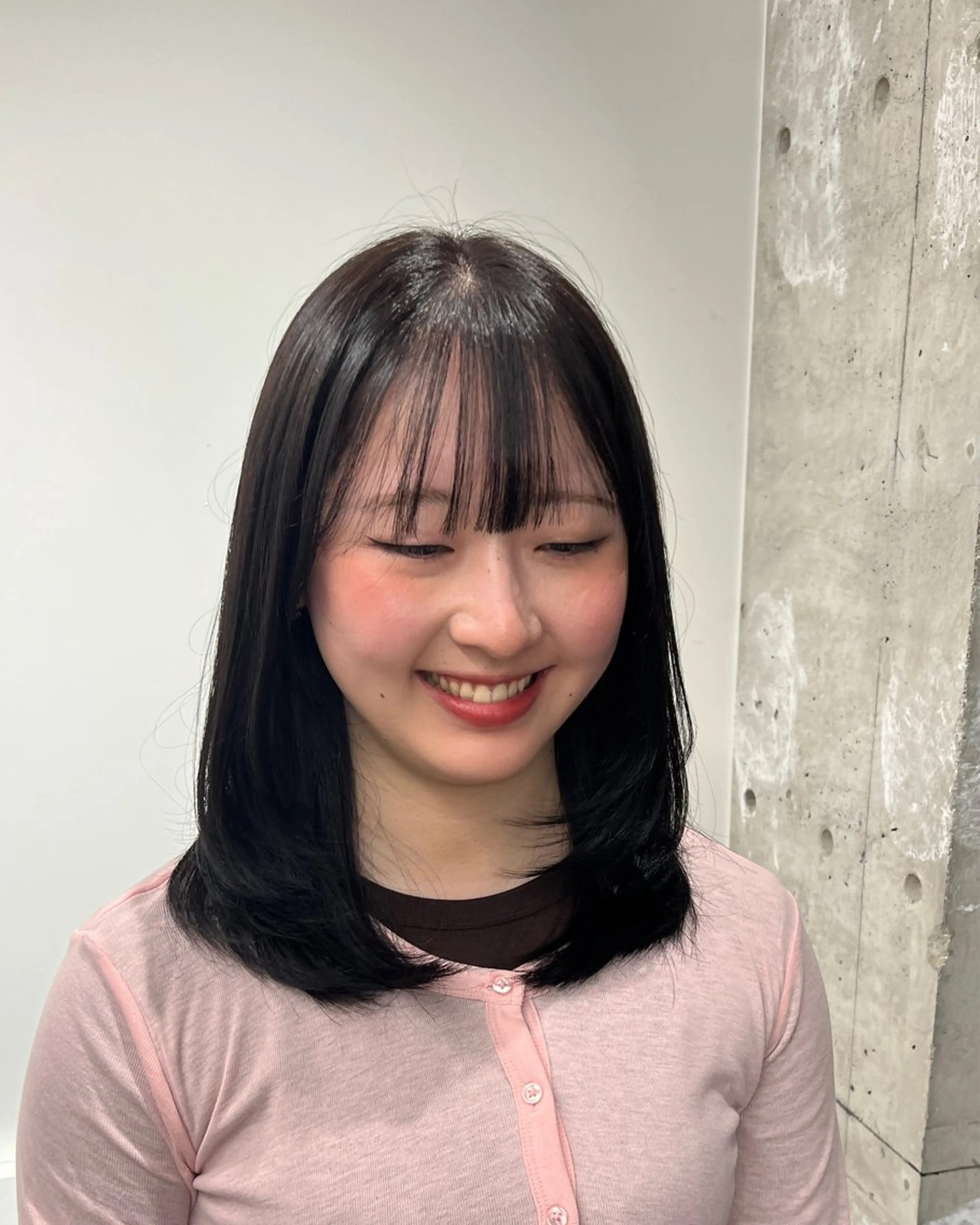 ミディアム カット ヘアカラー トリートメント 【NEWI】韓国ヘア 🇰🇷Honokaのヘアスタイル