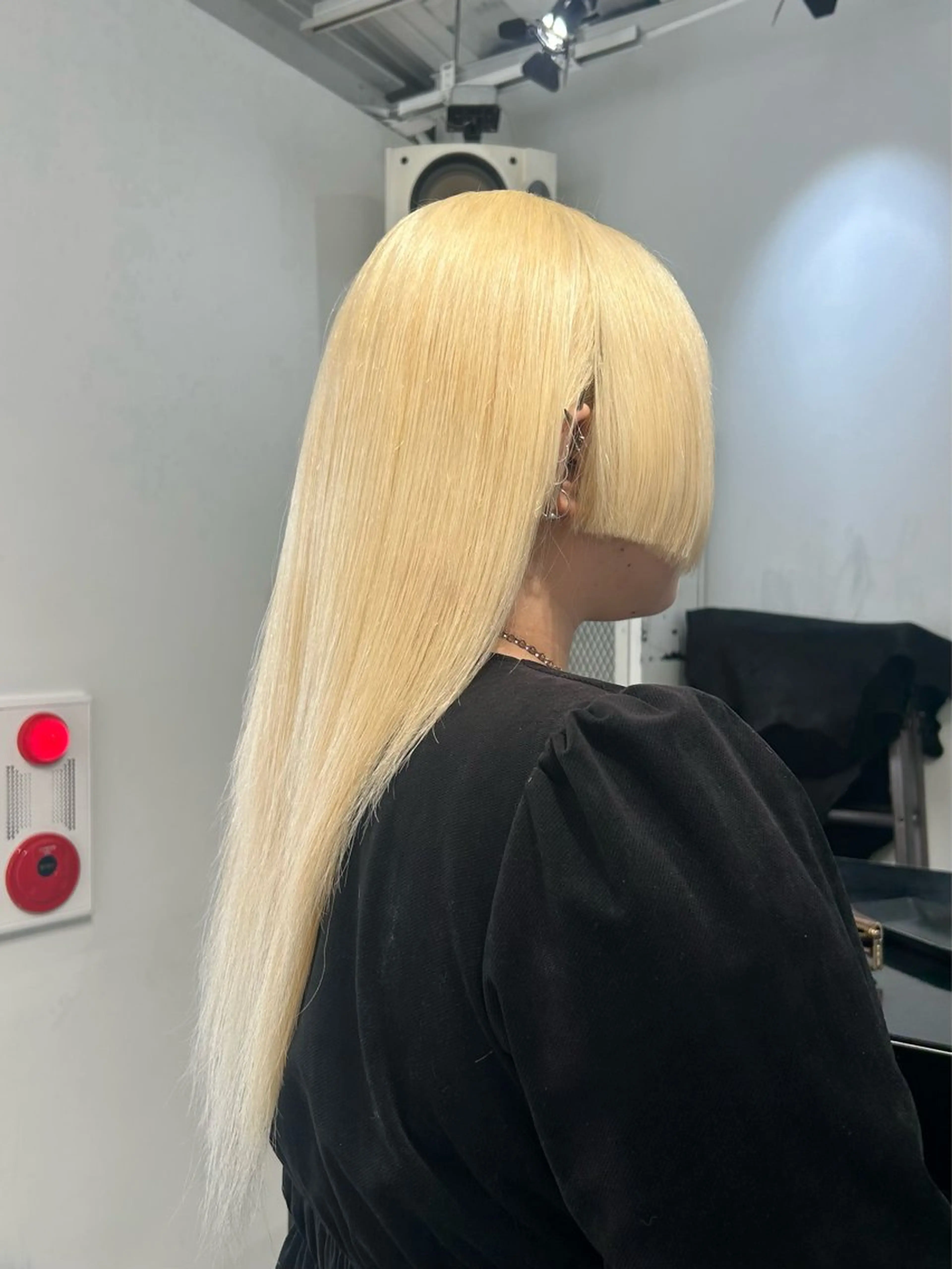 カラー ケアブリーチ/原宿/ MOENOのヘアスタイル