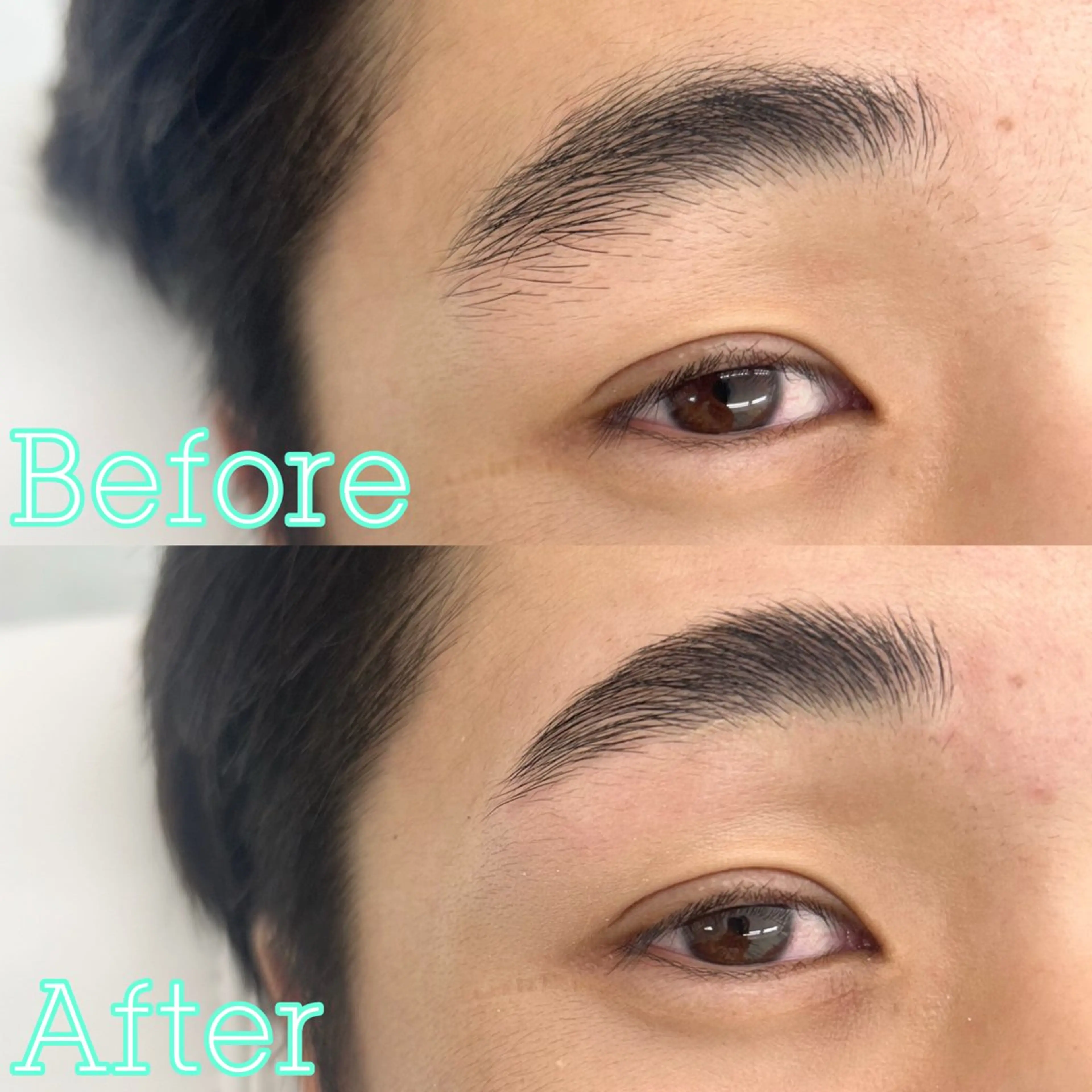 アイブロウ メンズアイブロウ 歯のホワイトニング専門店 MIGAQ 京都四条大宮店所属・佐藤 未来の眉毛・アイブロウイメージ