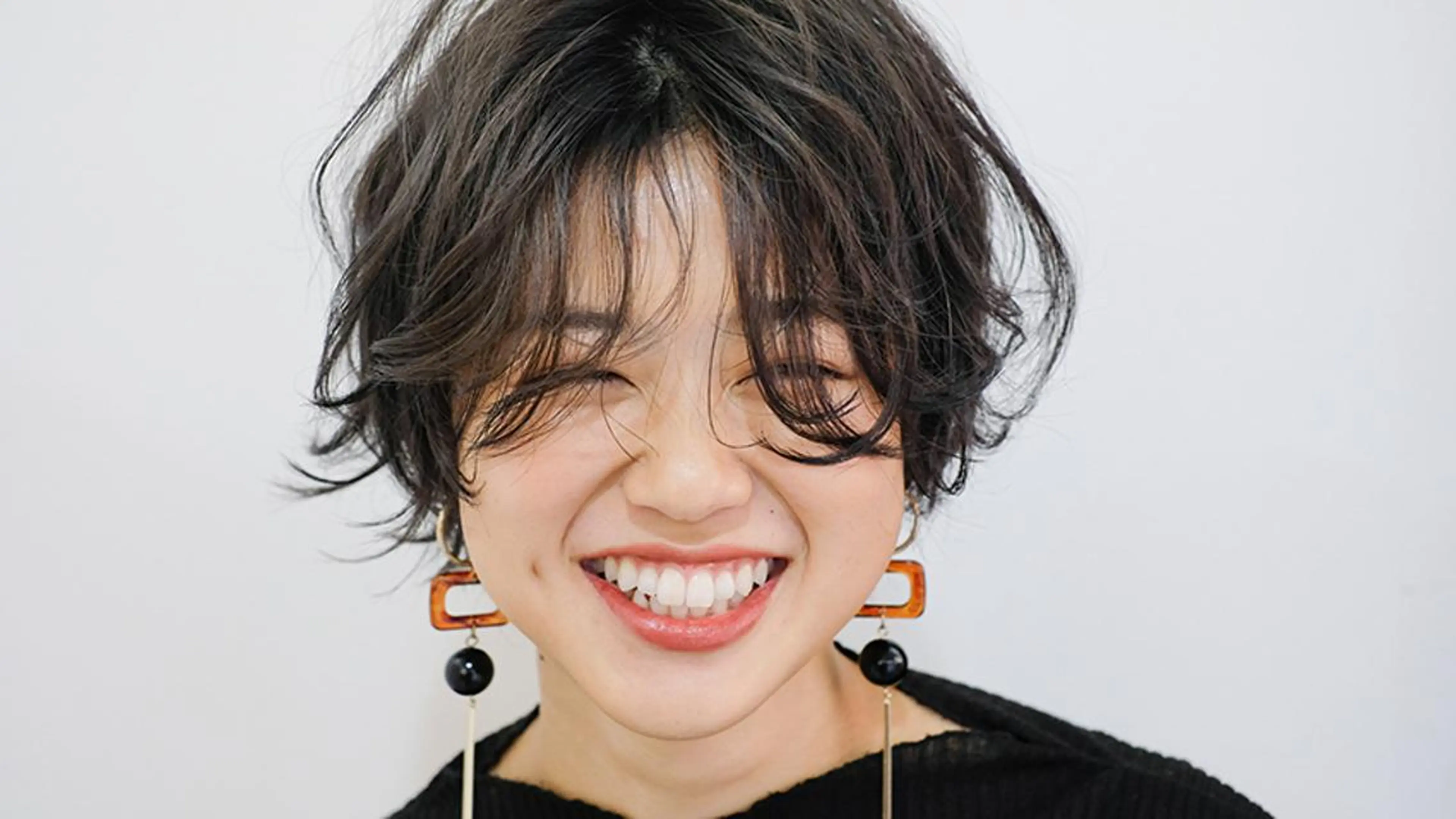 ショート パーマ 川越 輝梨奈のヘアスタイル
