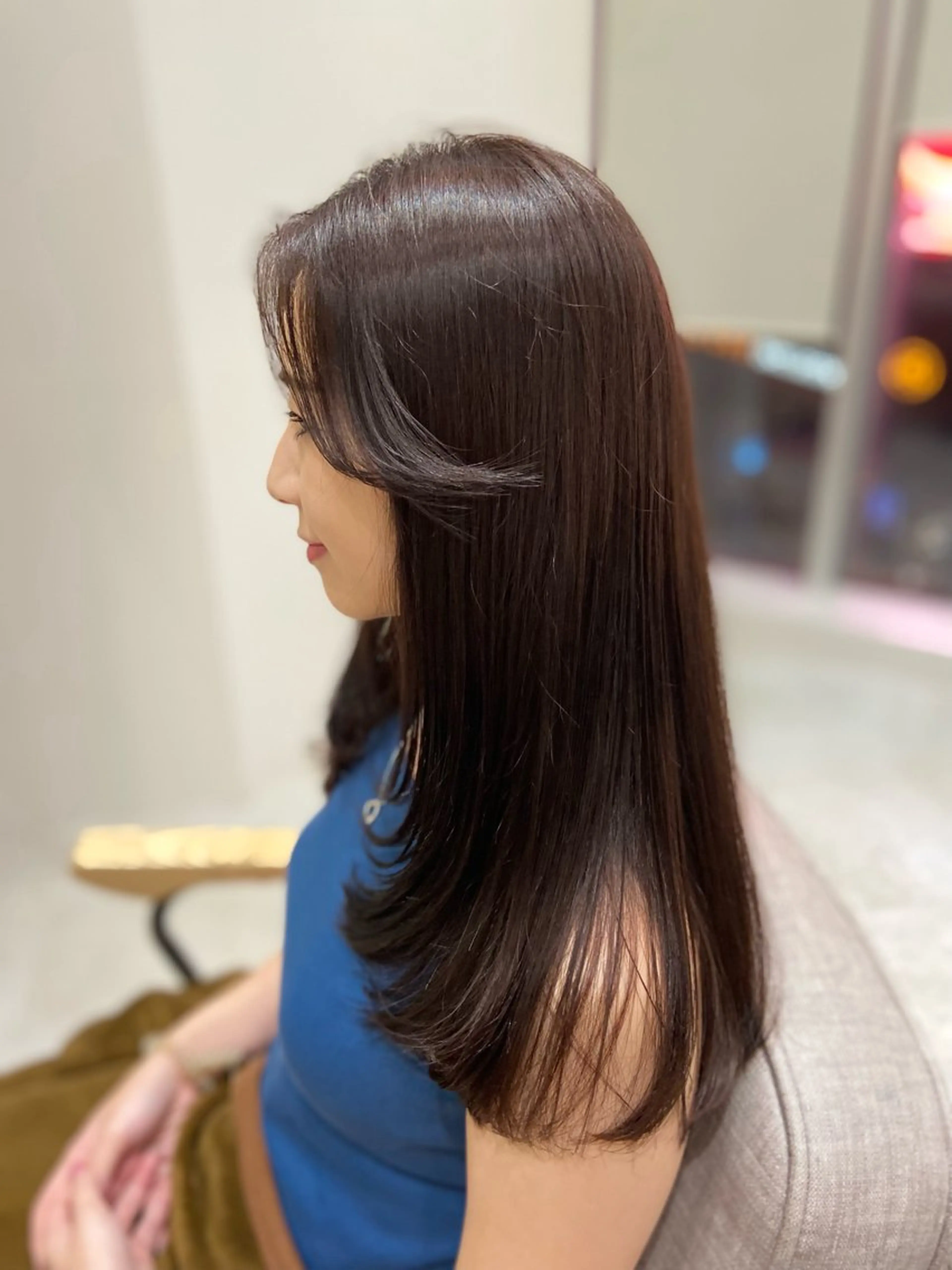 ロング カラー ヘアアレンジ 🦉静かに過ごしたい 方、個室席🦉タナカのヘアスタイル