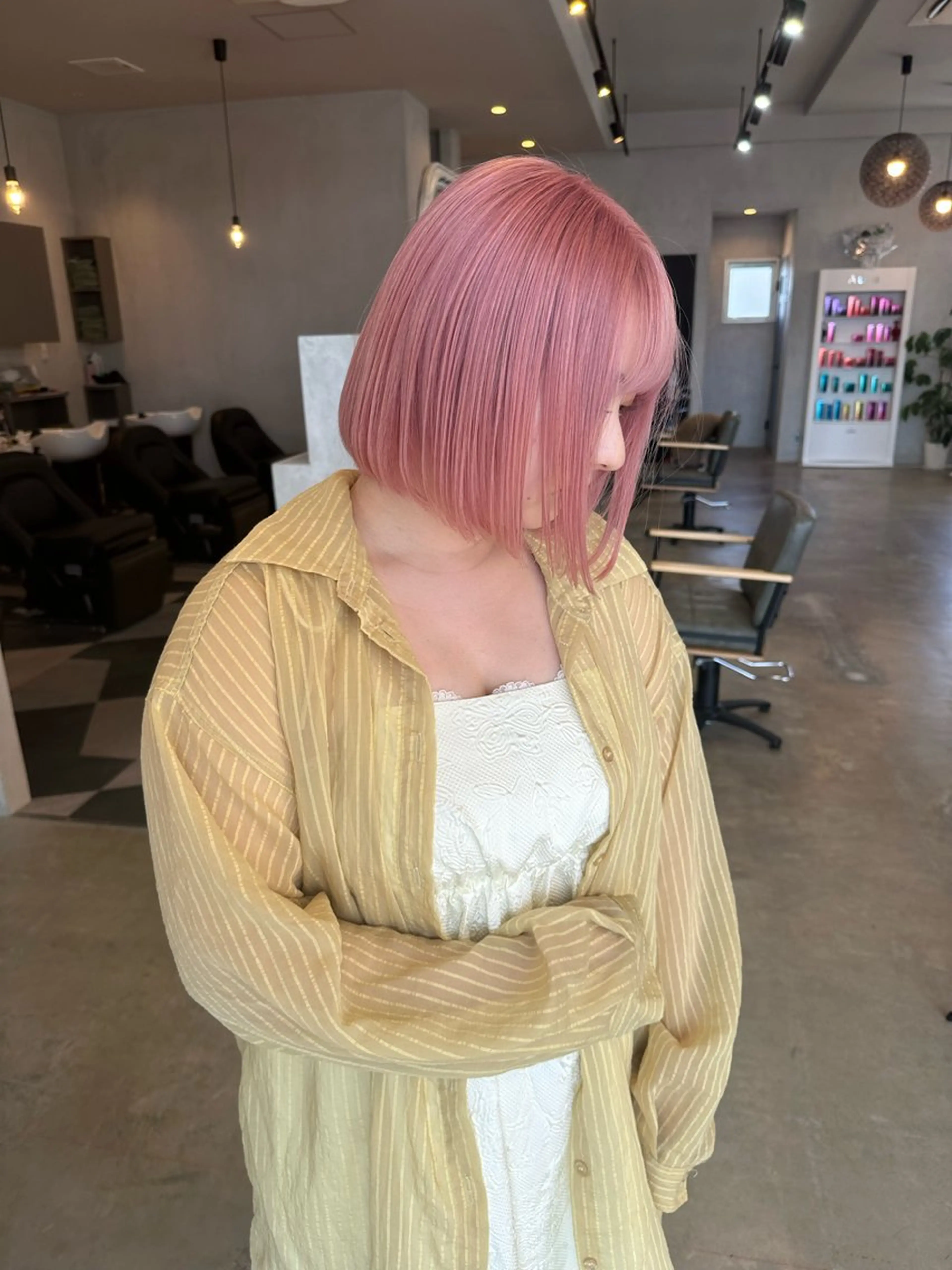 ミディアム カラー ブリーチ 透明感カラー 韓国風カラー 韓国風ヘア ✨武内凌太✨ 複雑履歴/ムラ修正のヘアスタイル