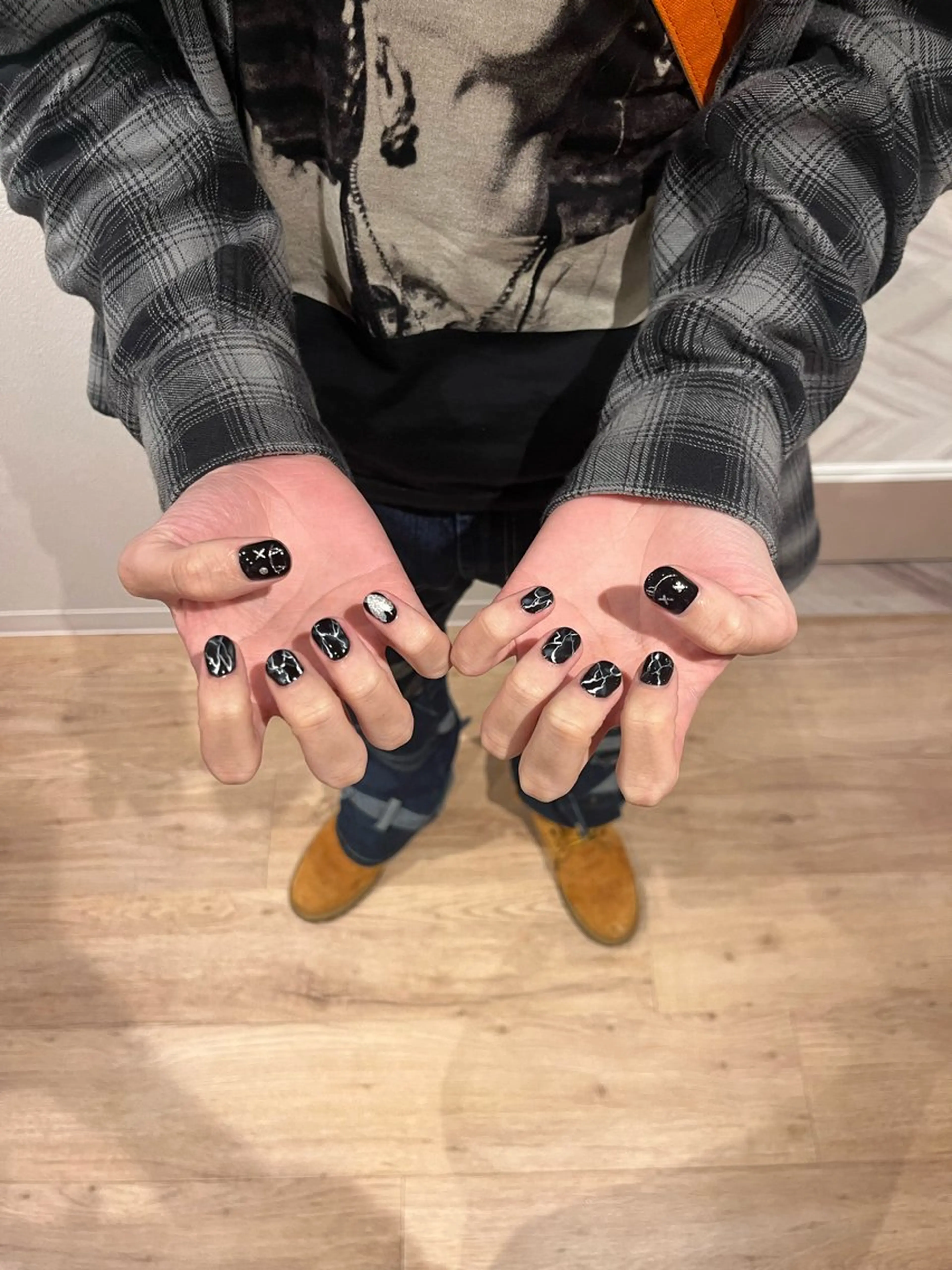 ネイル メンズネイル Bianca 名駅　Yamazoeのネイルデザイン