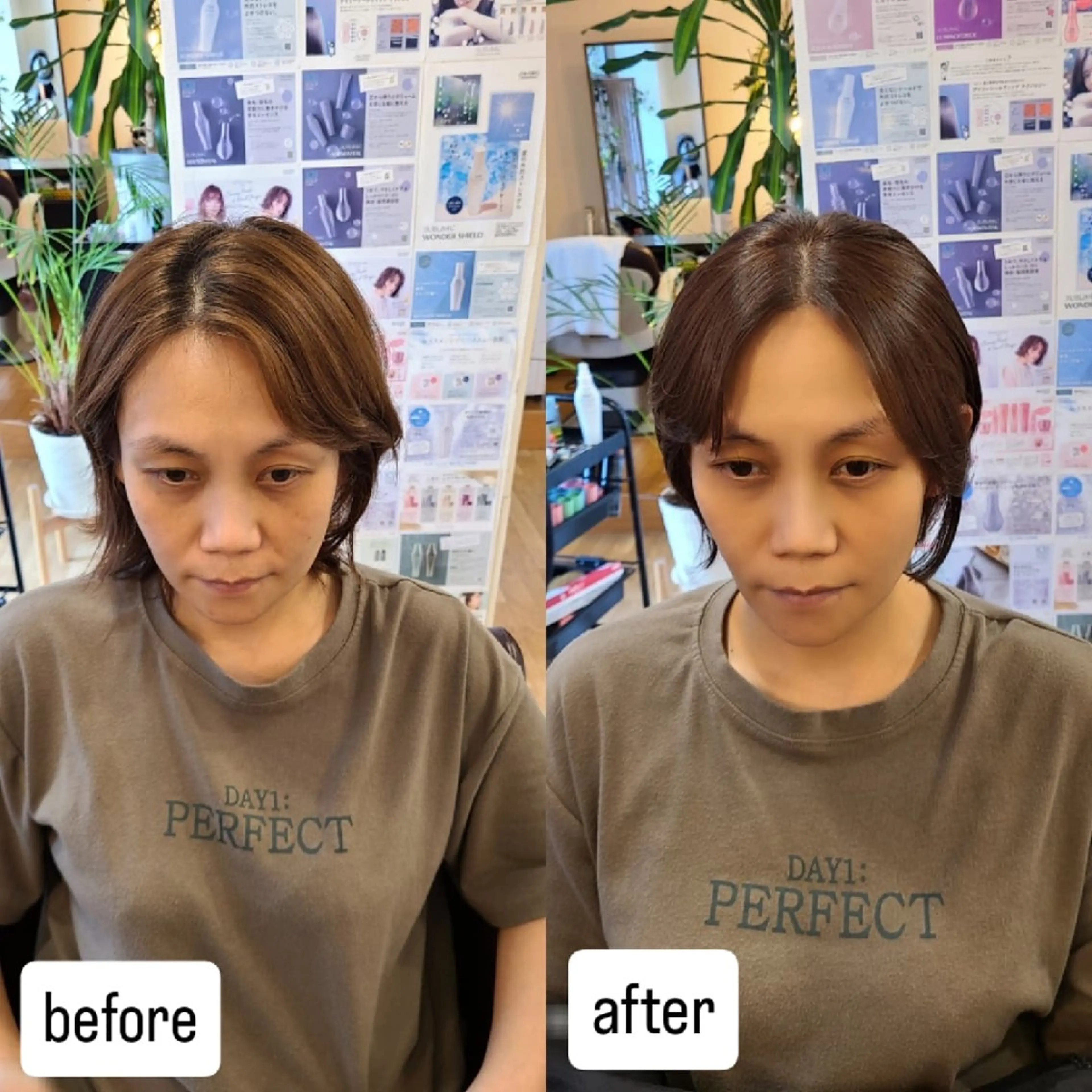 ショート 学生 シ マのヘアスタイル