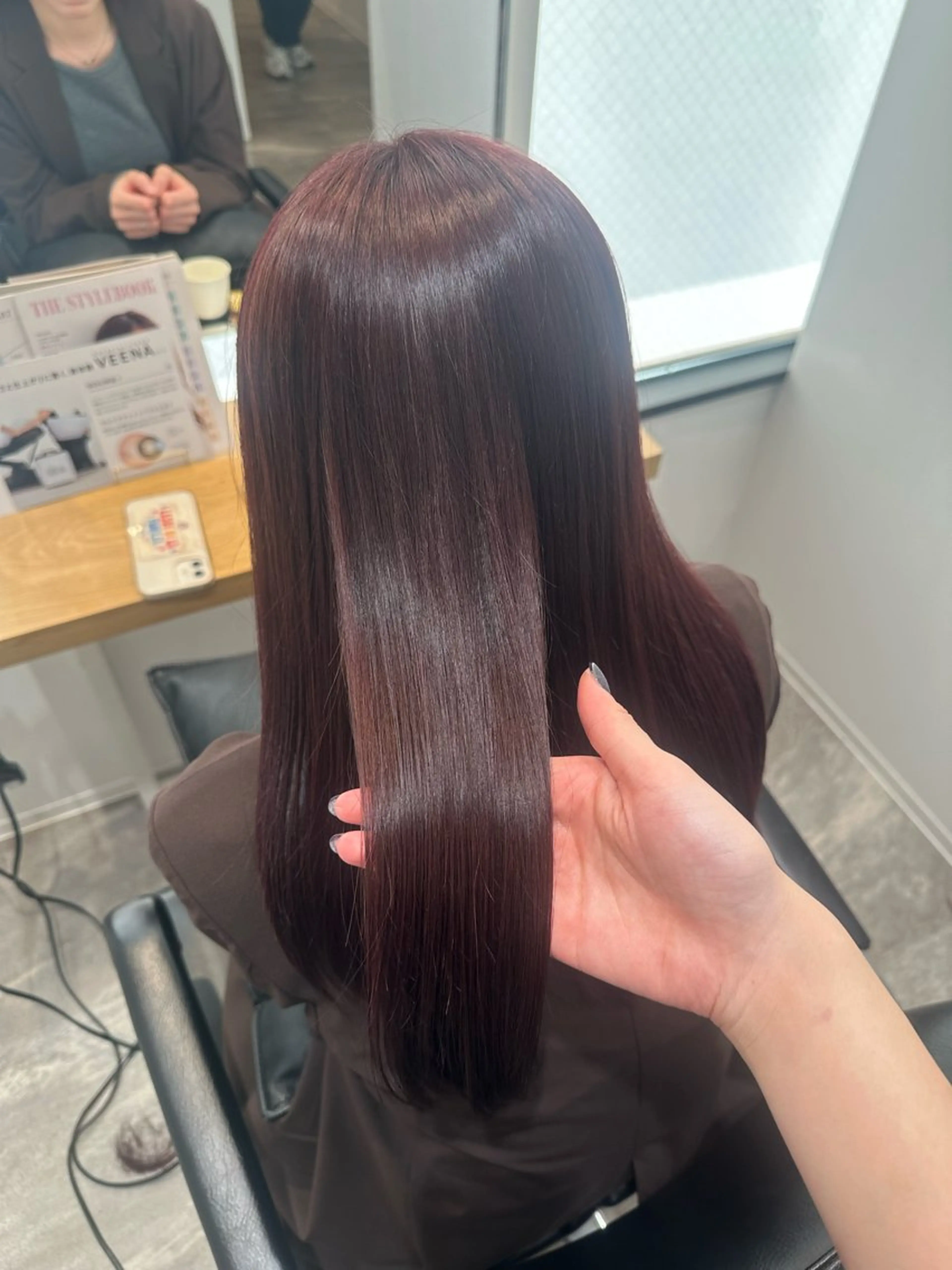 ロング カット ヘアカラー トリートメント ヘッドスパ 🍎暖色/艶髪 /madokaのヘアスタイル