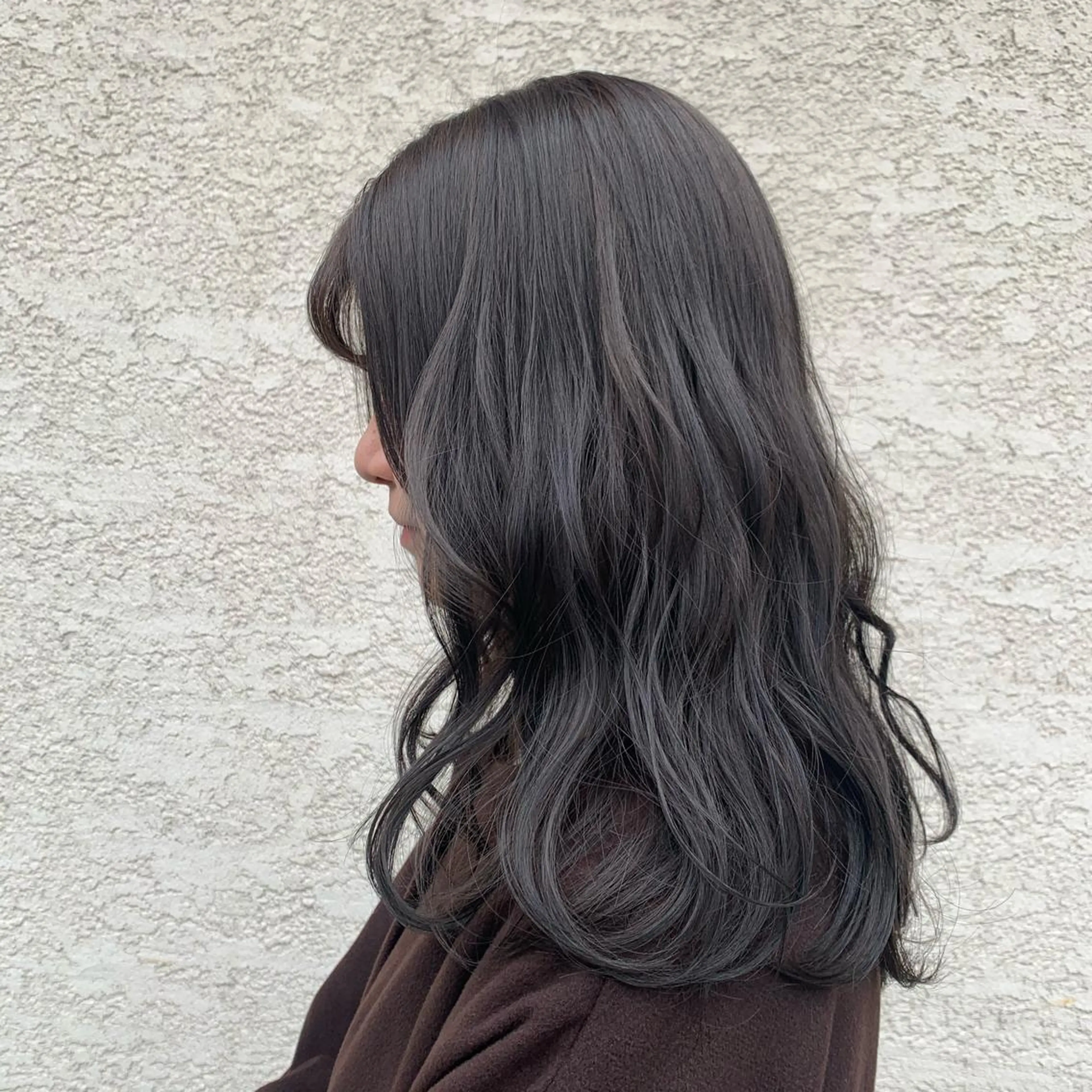 ロング カット ヘアカラー トリートメント 韓国🇰🇷髪質改善 Chisaki치사키のヘアスタイル