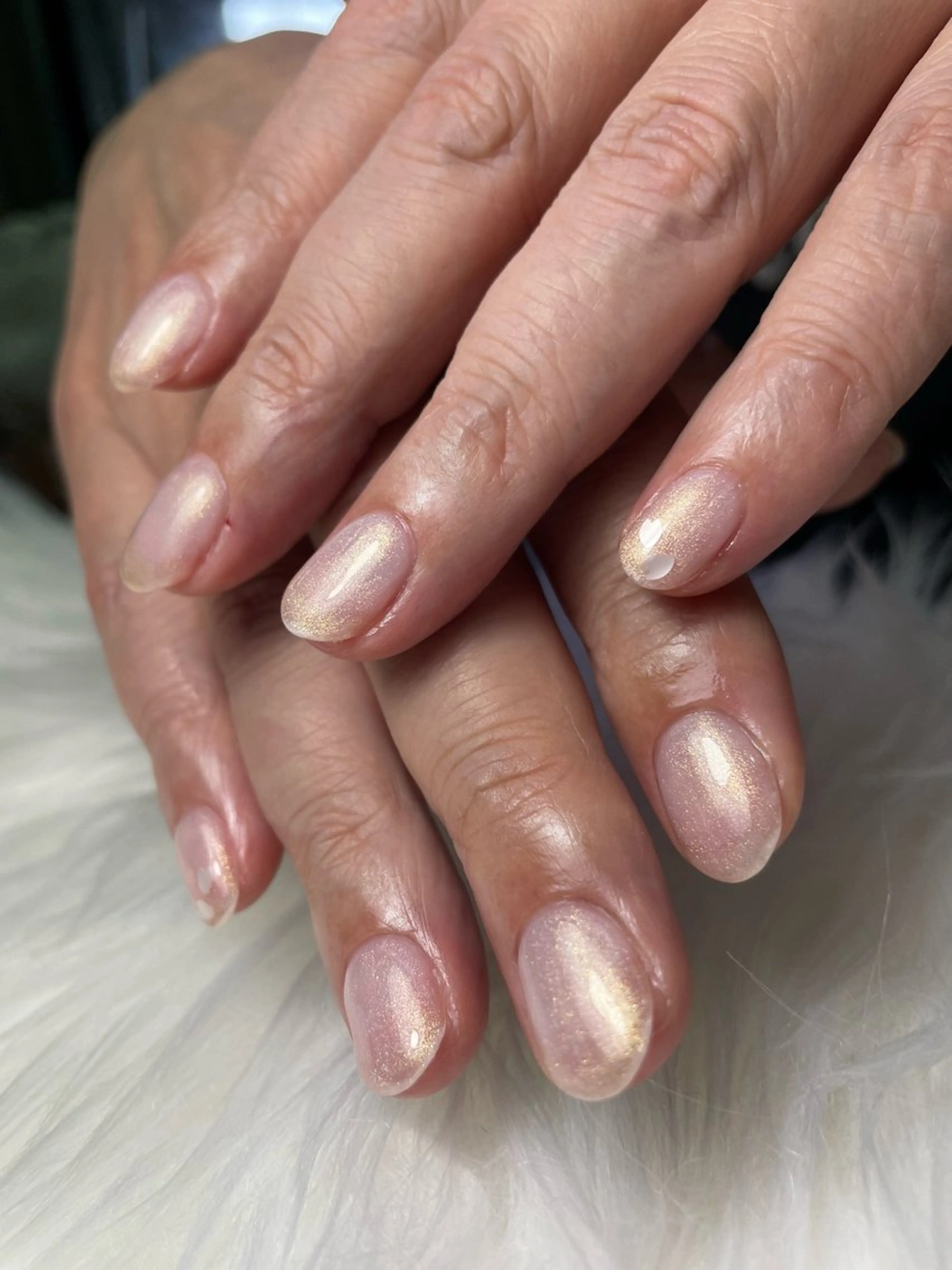 ネイル 桜ネイル ラメ(グリッター) ハンドネイル ハンドケア 美容室るーじゅ所属・美容室 るーじゅ/しいの木台のマツエク・マツパデザイン