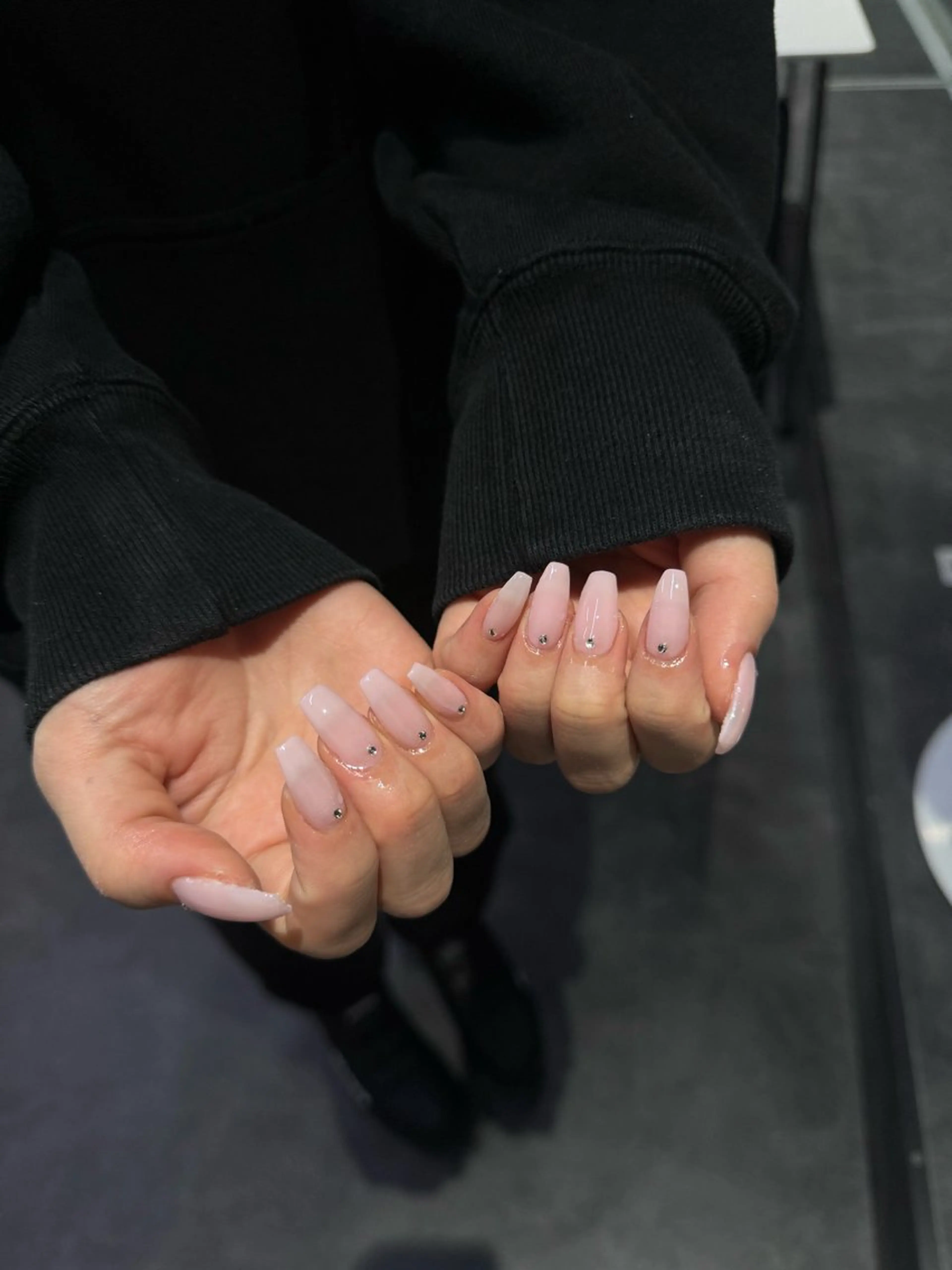 ネイル フレンチネイル マグネットネイル メンズネイル ニュアンスネイル ワンカラーネイル ハンドネイル GRANDE大須 Cecil💜のネイルデザイン