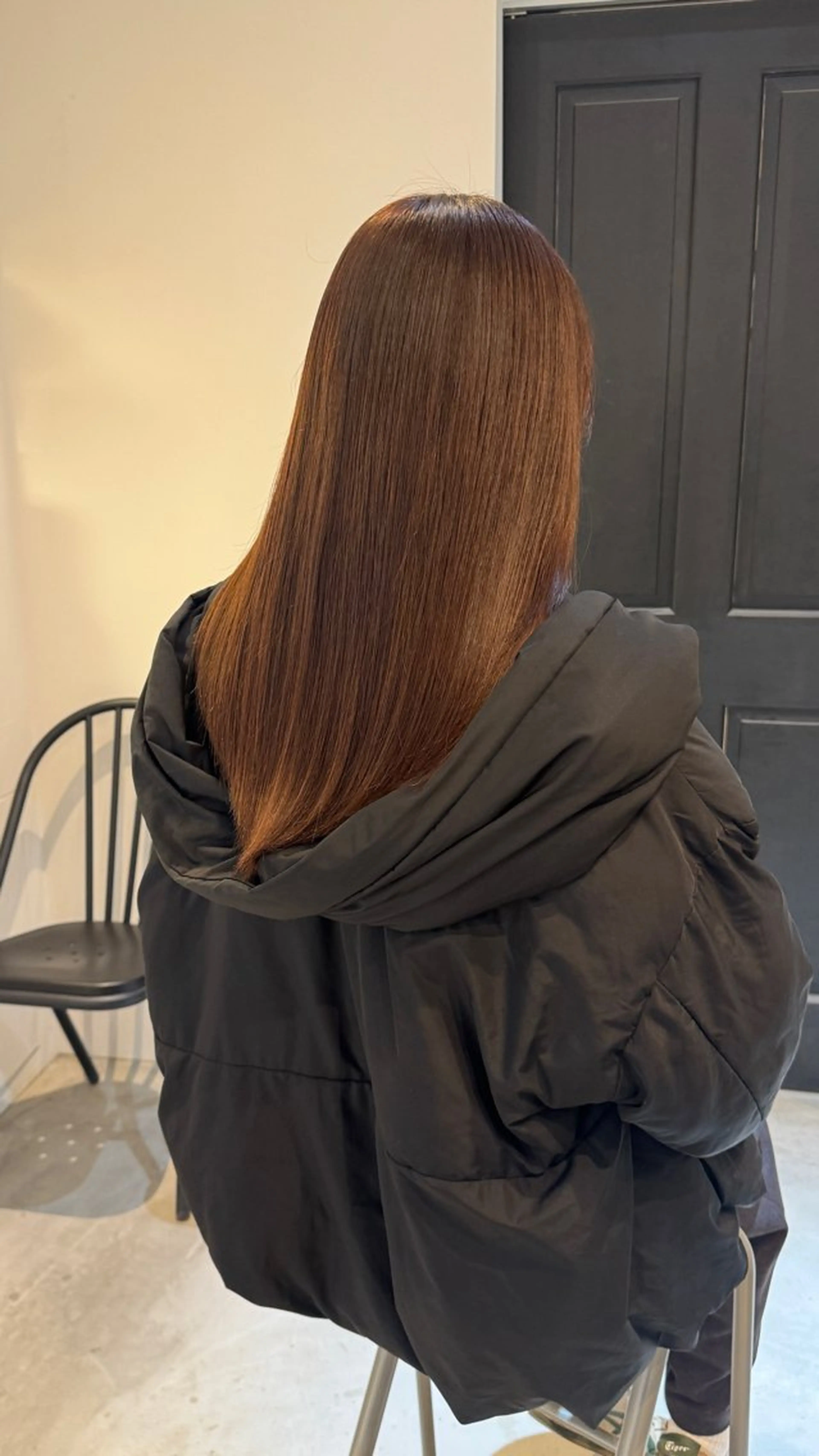 ロング ピンクブラウン ヘアカラー トリートメント 華奈/オリーブ/ ベージュ/抜け感🥣のヘアスタイル