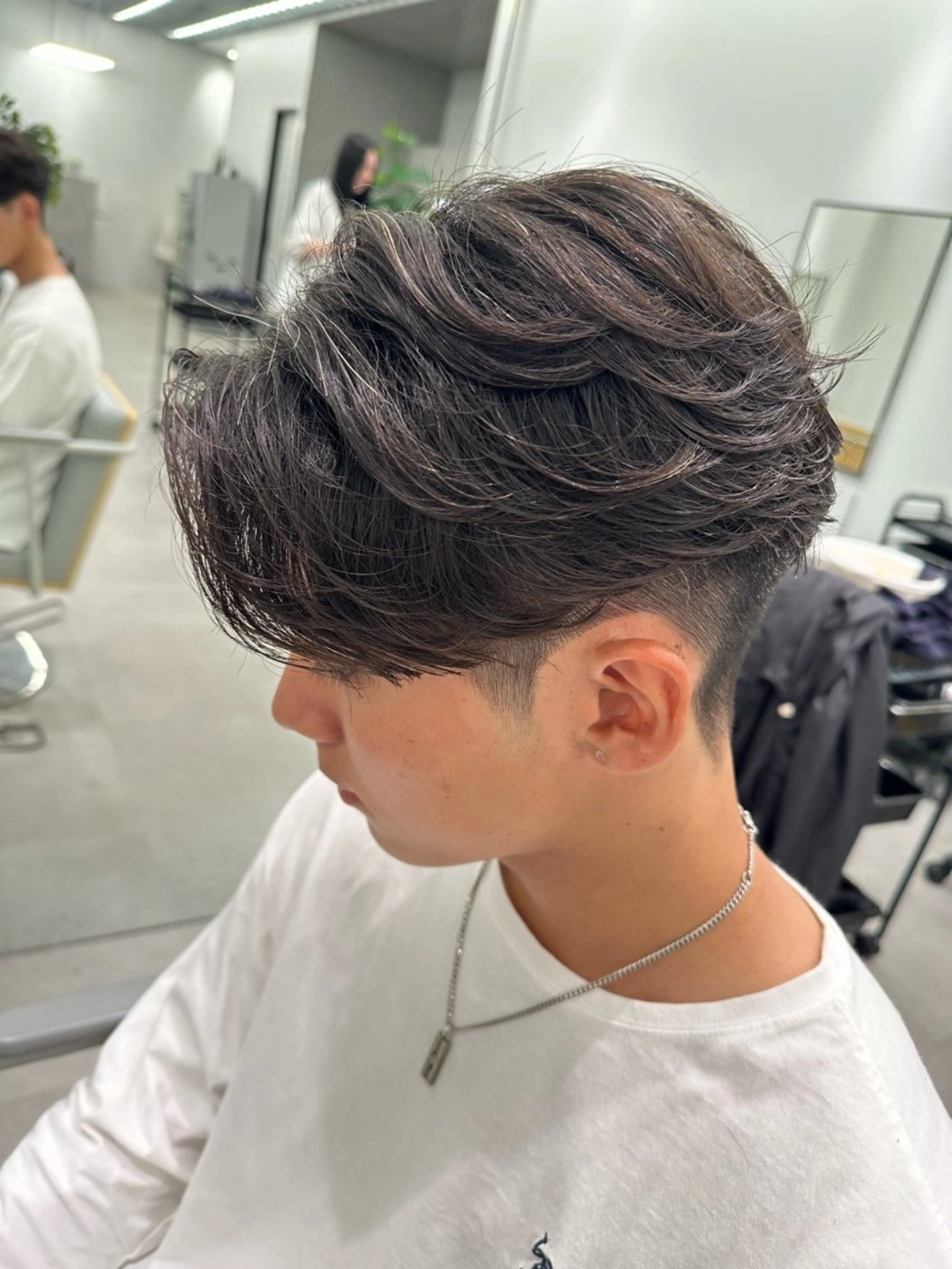 カット+パーマ(ニュアンス・フェザー)の写真