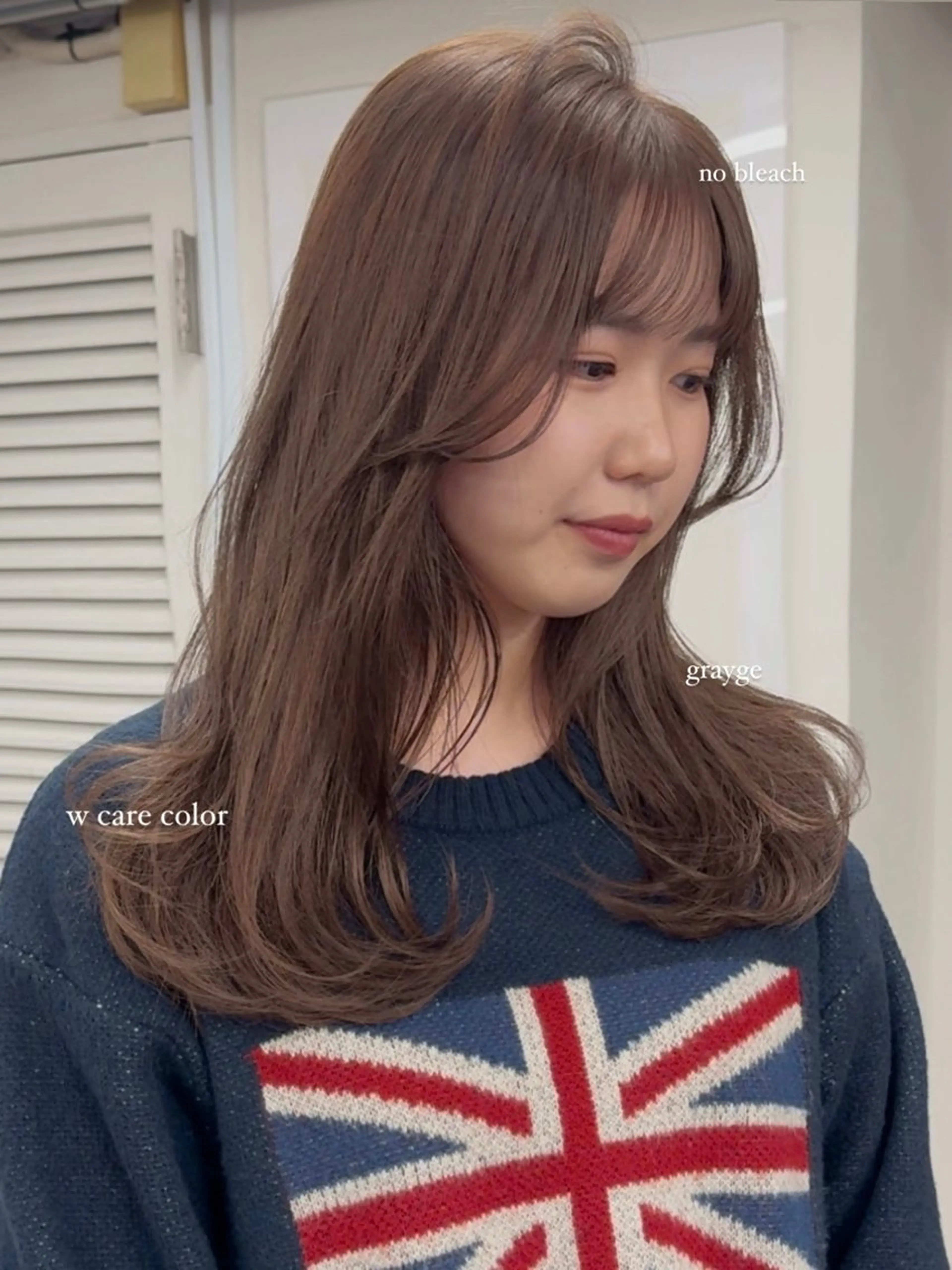 ロング 顔周りカット カット ヘアカラー 透明感🍨レイヤー ヘアセット/miyuのヘアスタイル