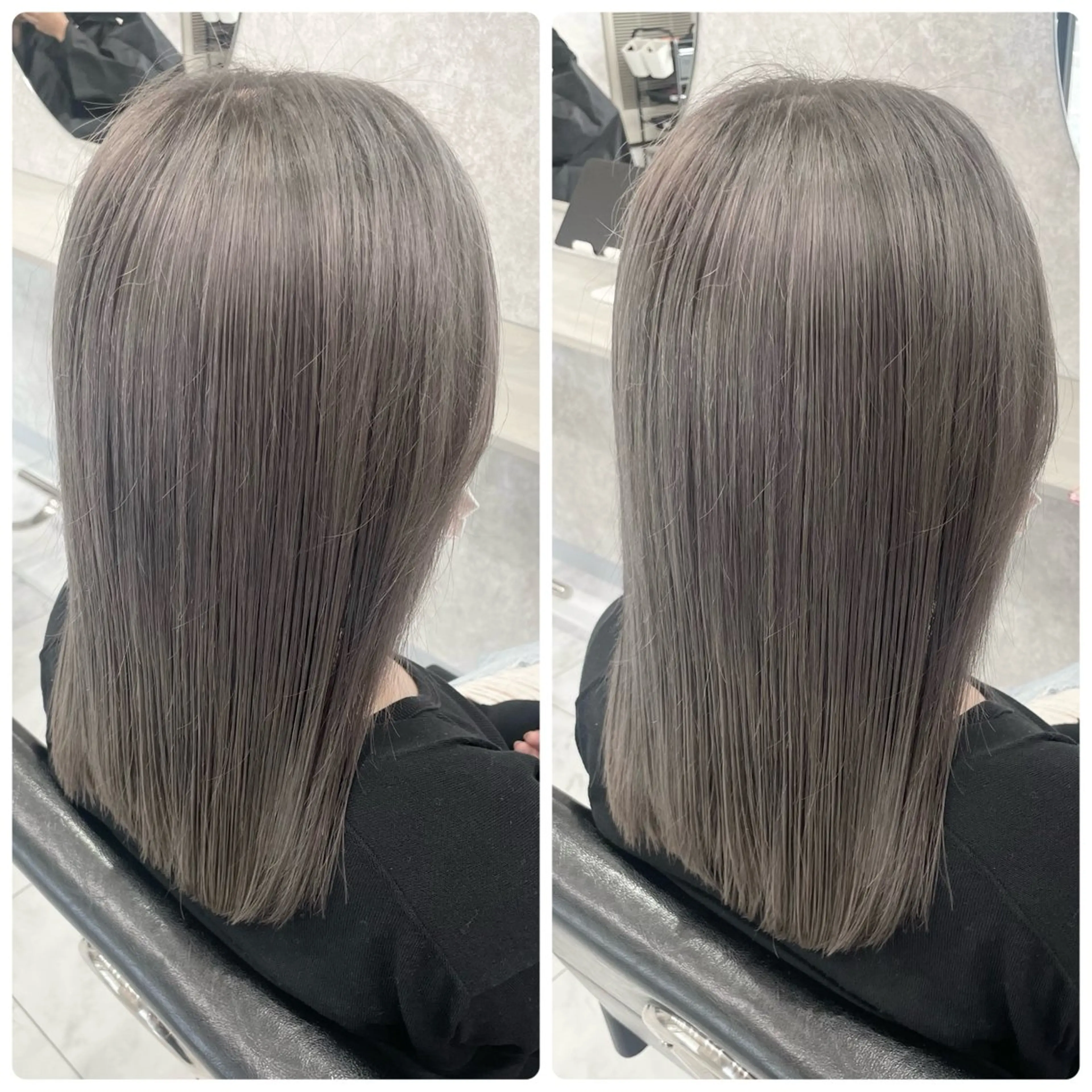 💎艶々ダブルカラー💎ブリーチリタッチ＋オンカラー【前処理.中間処理.ケアトリートメント付き】の写真