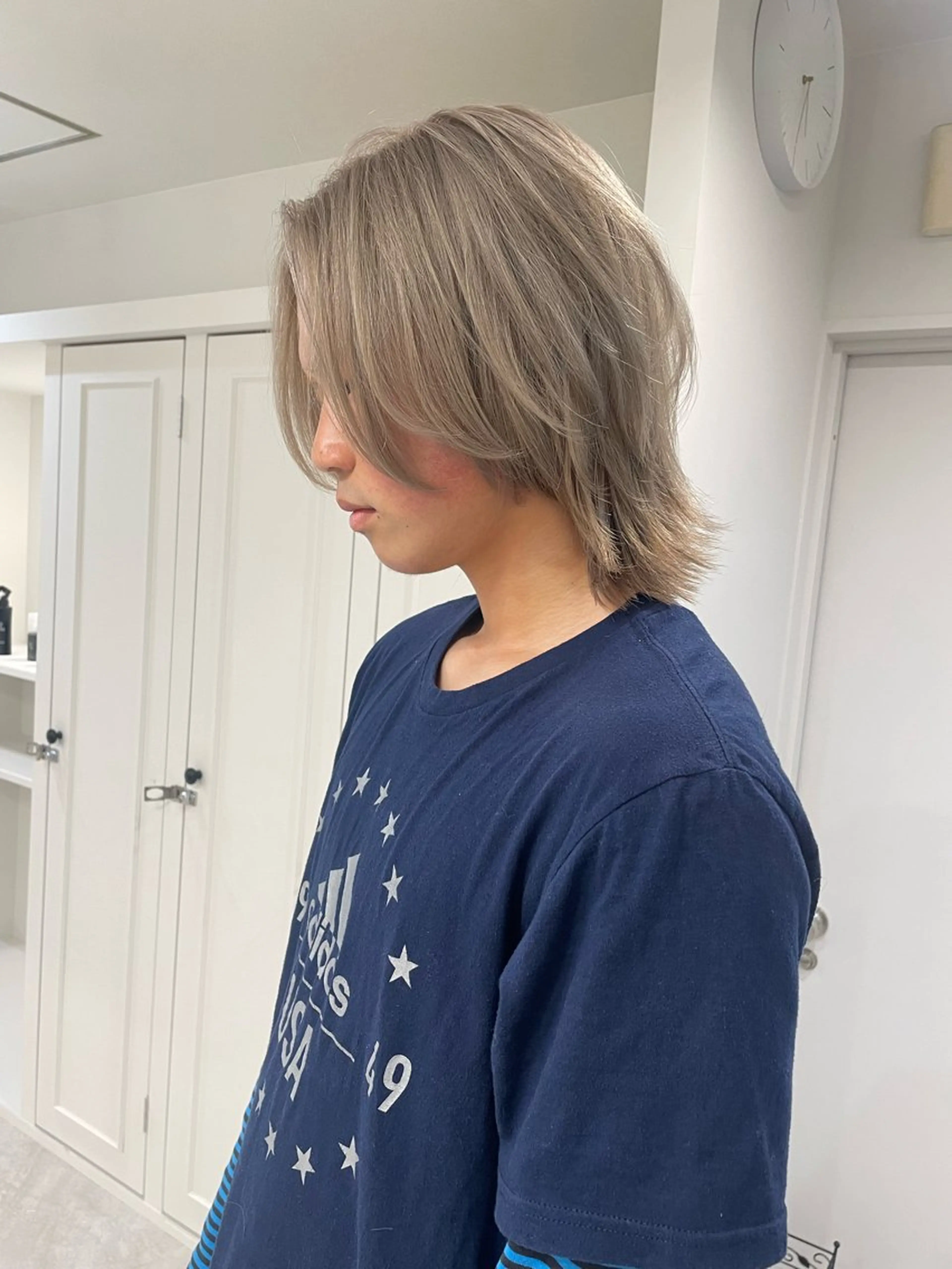 ミディアム カラー グレージュ ミルクティーグレージュ Via所属・ダブルカラーVia/ airi♡のヘアスタイル