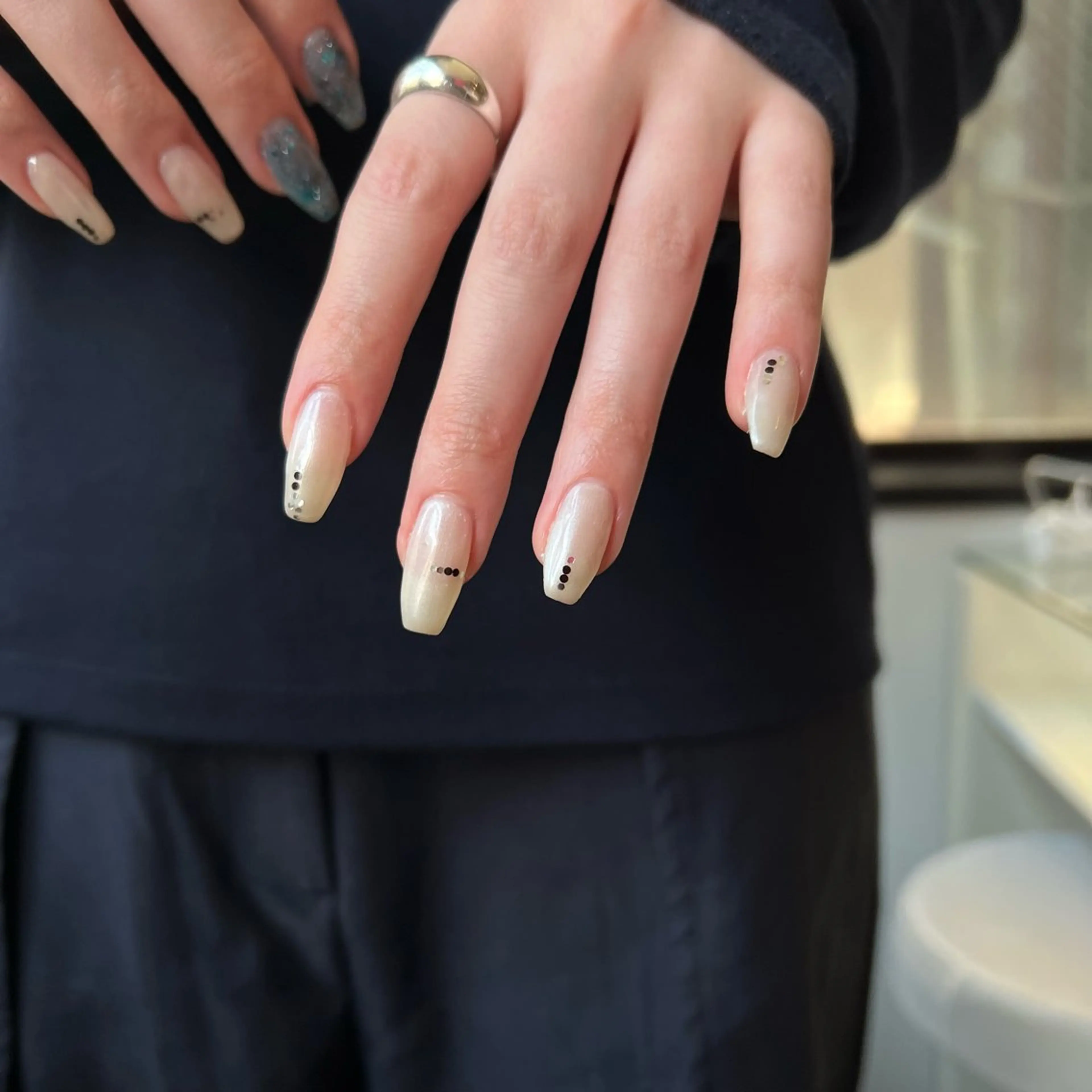 ネイル ニュアンスネイル ハンドネイル omamori kyokoのネイルデザイン