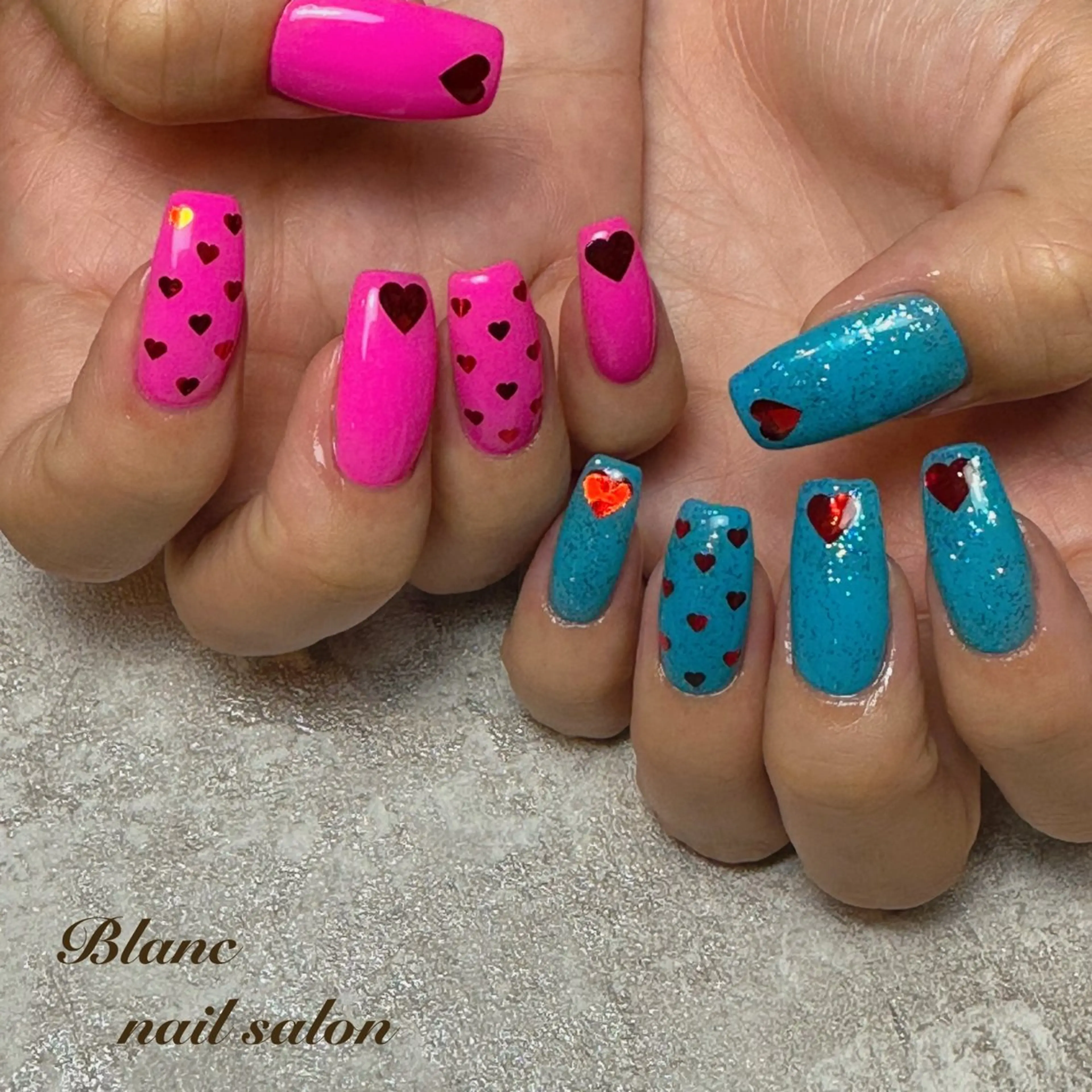 セミロング Blanc ブランのネイルデザイン