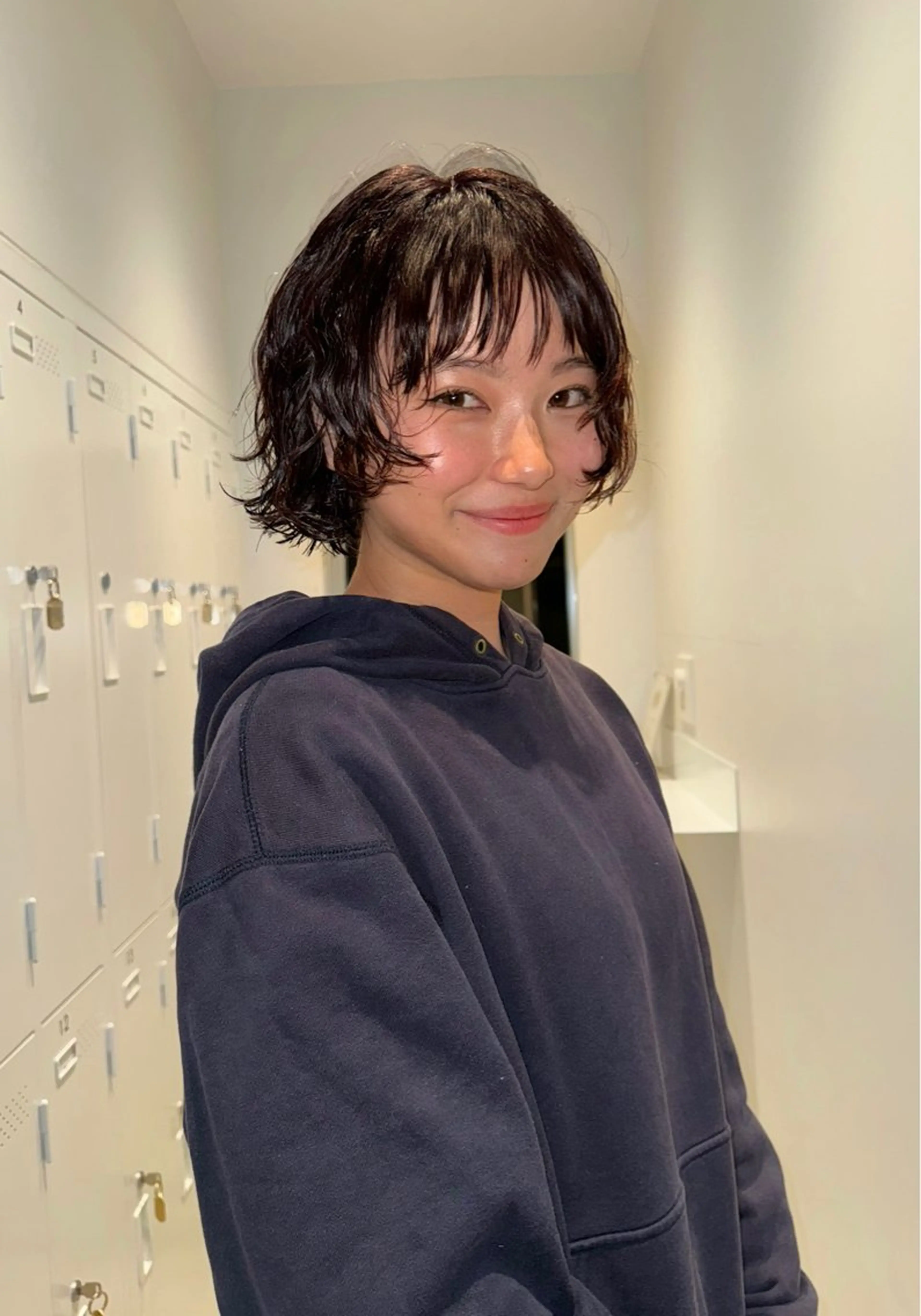 ショート パーマ カット パーマ 🩵似合わせボブ /ミニボブ🩵しおのヘアスタイル