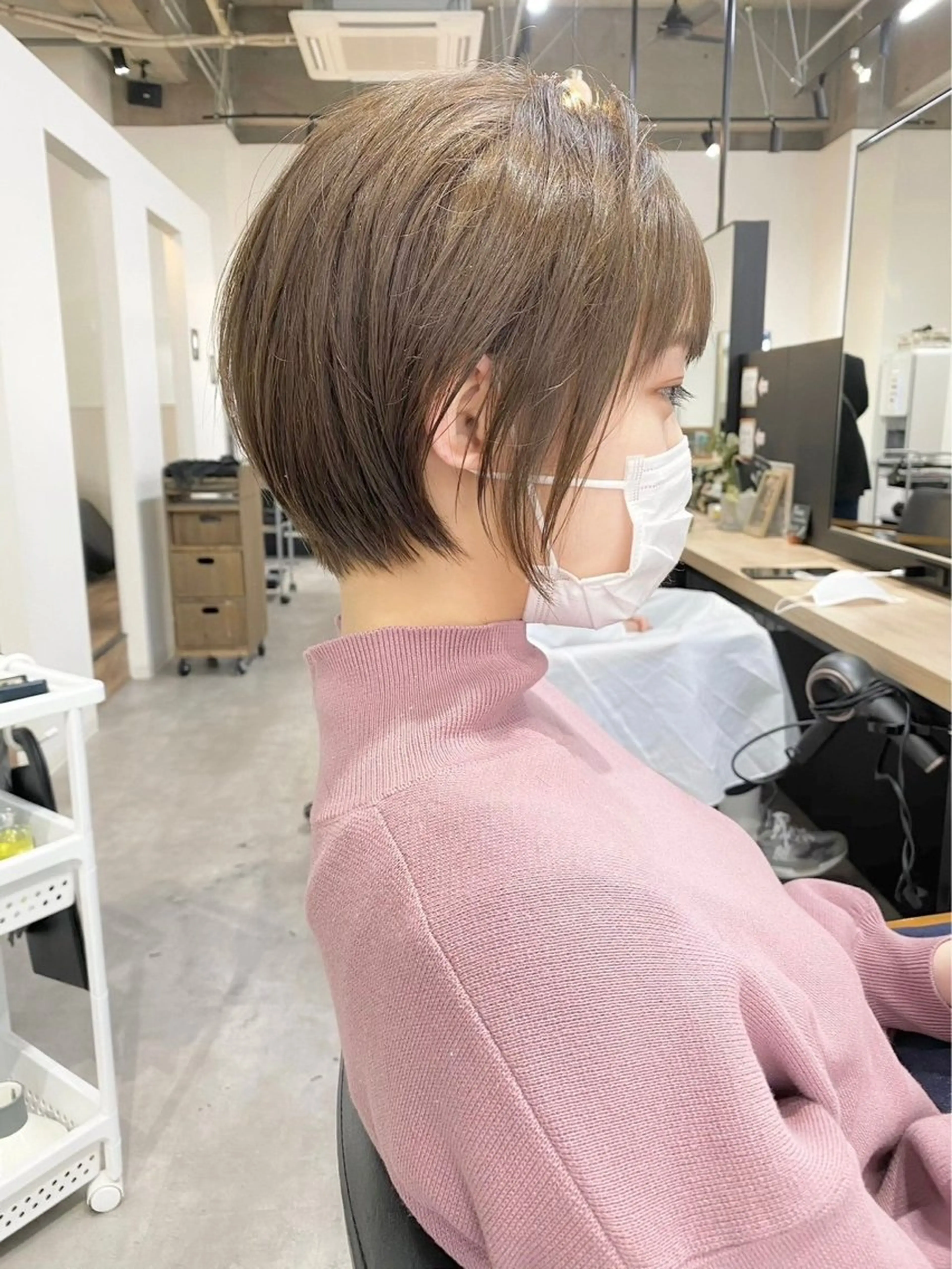 ショート 艶カラー/韓国風ヘア 🐈⬛sofy🐾のヘアスタイル