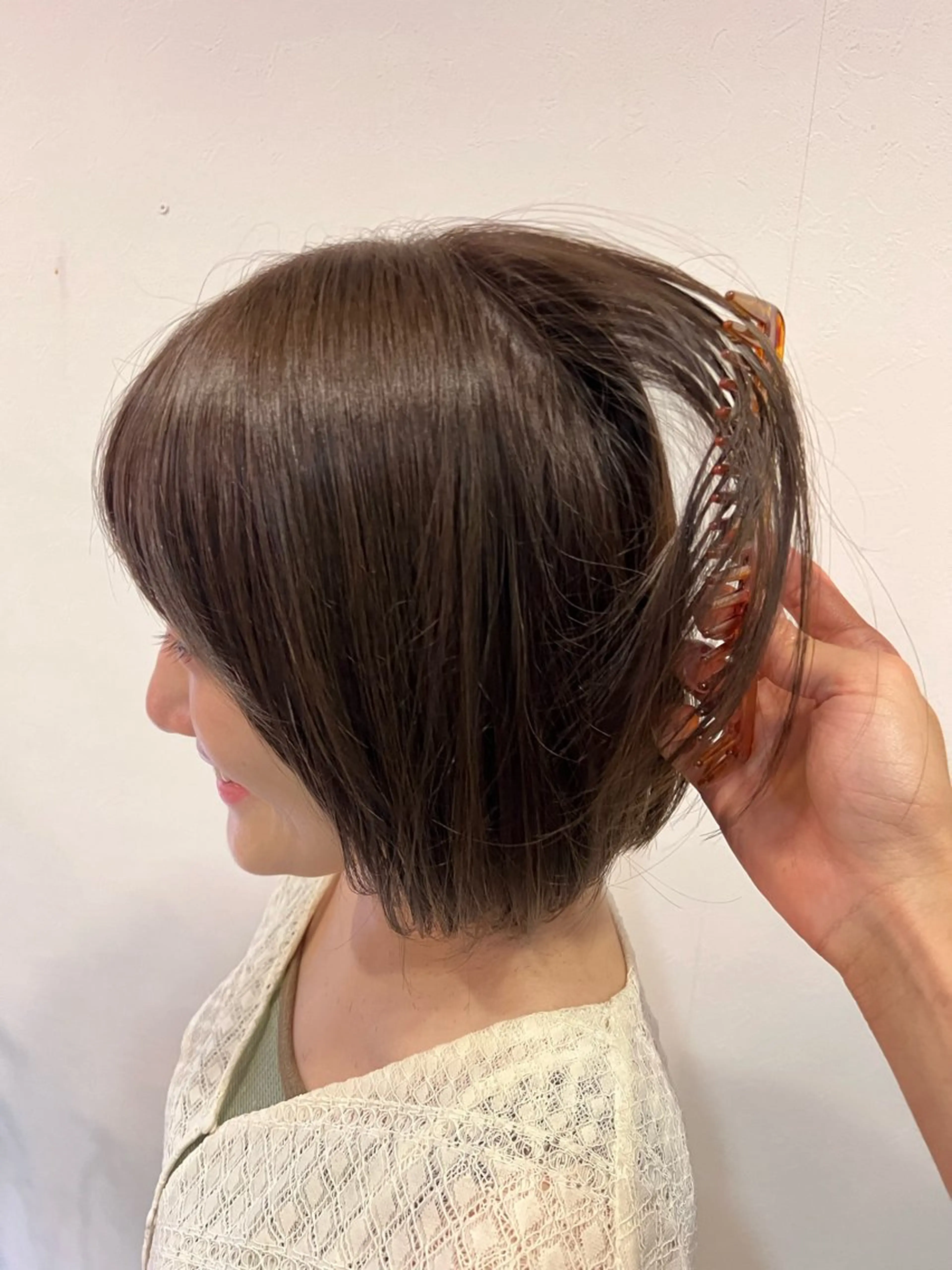 ショート カット ヘアカラー トリートメント 極上髪質改善 宮内開星のヘアスタイル