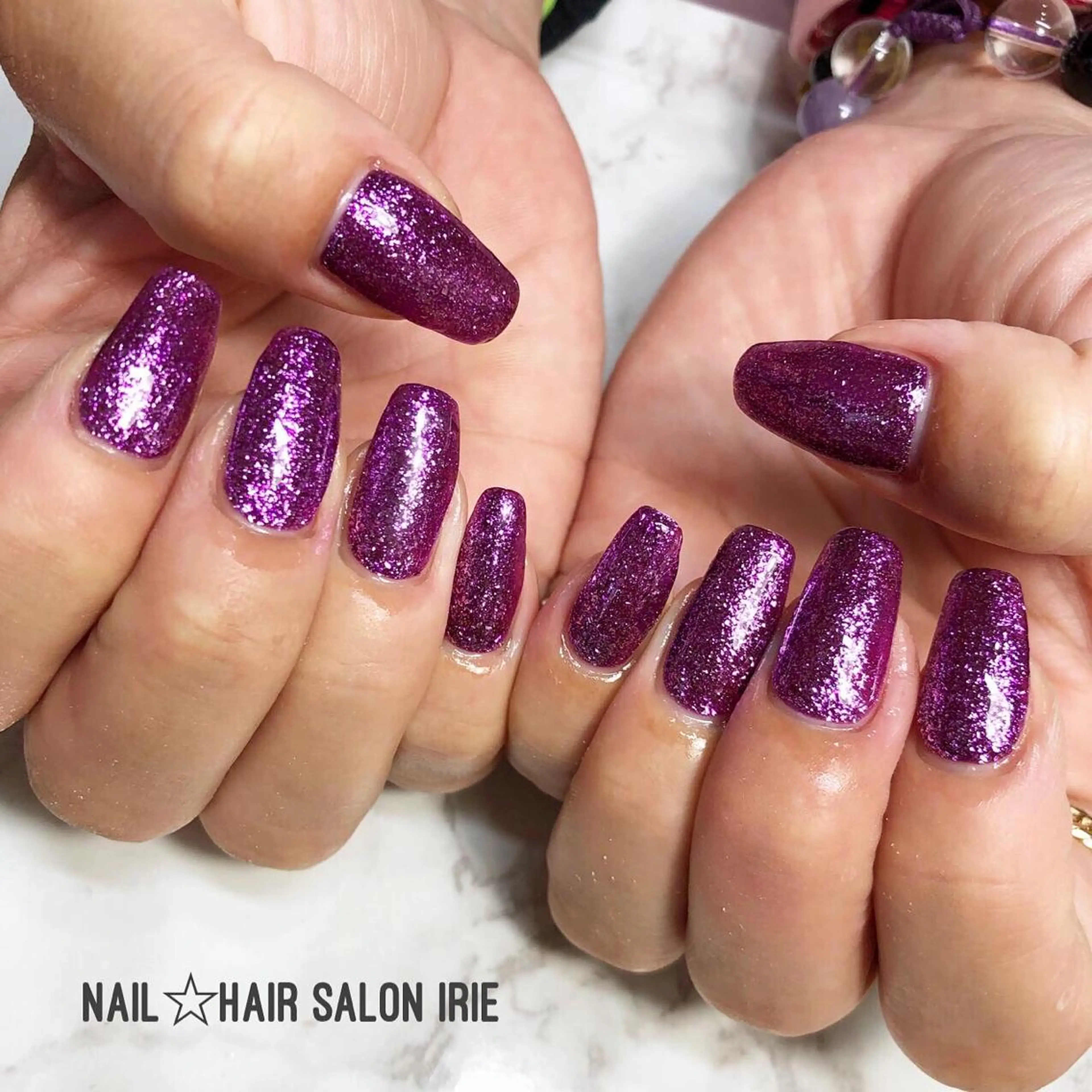 ネイル ハンドネイル ハンドケア Hair salon Irie所属・與儀 知佳のネイルデザイン