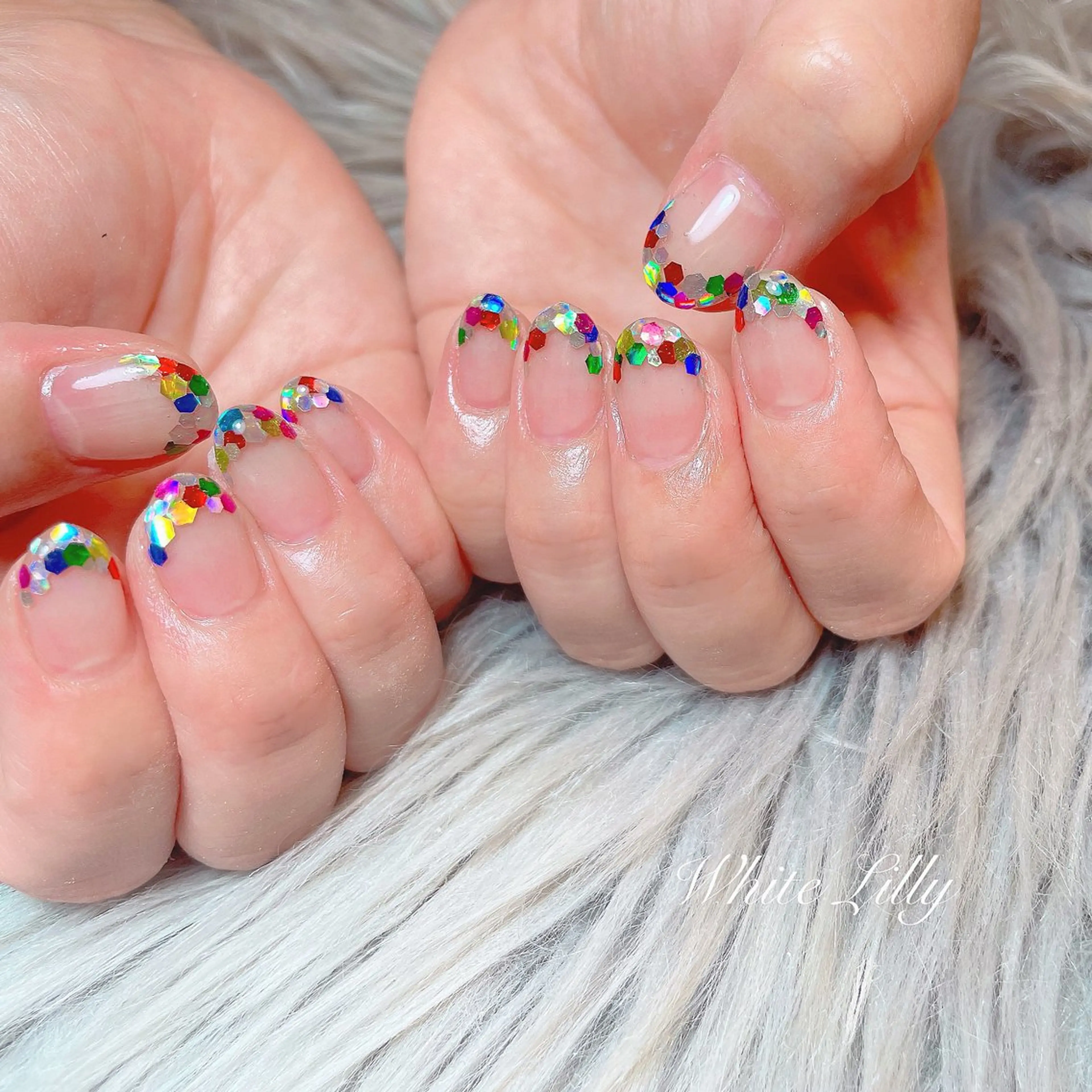 ネイル ハンドネイル White lily所属・牧田 雅世のネイルデザイン