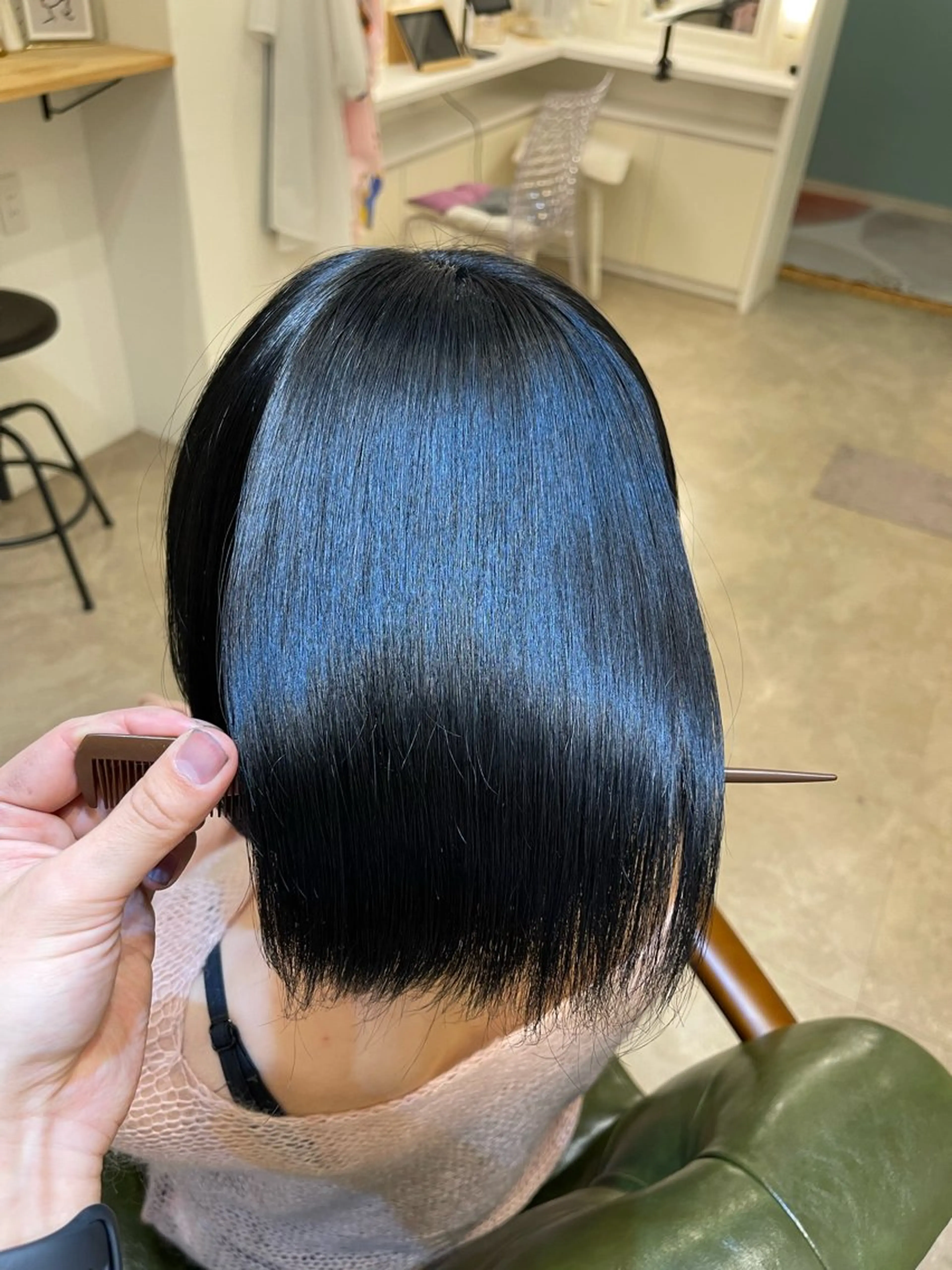 ショート 縮毛矯正 CARE SHINSAIBASHI所属・縮毛・酸性ストレート 専門 今井のヘアスタイル