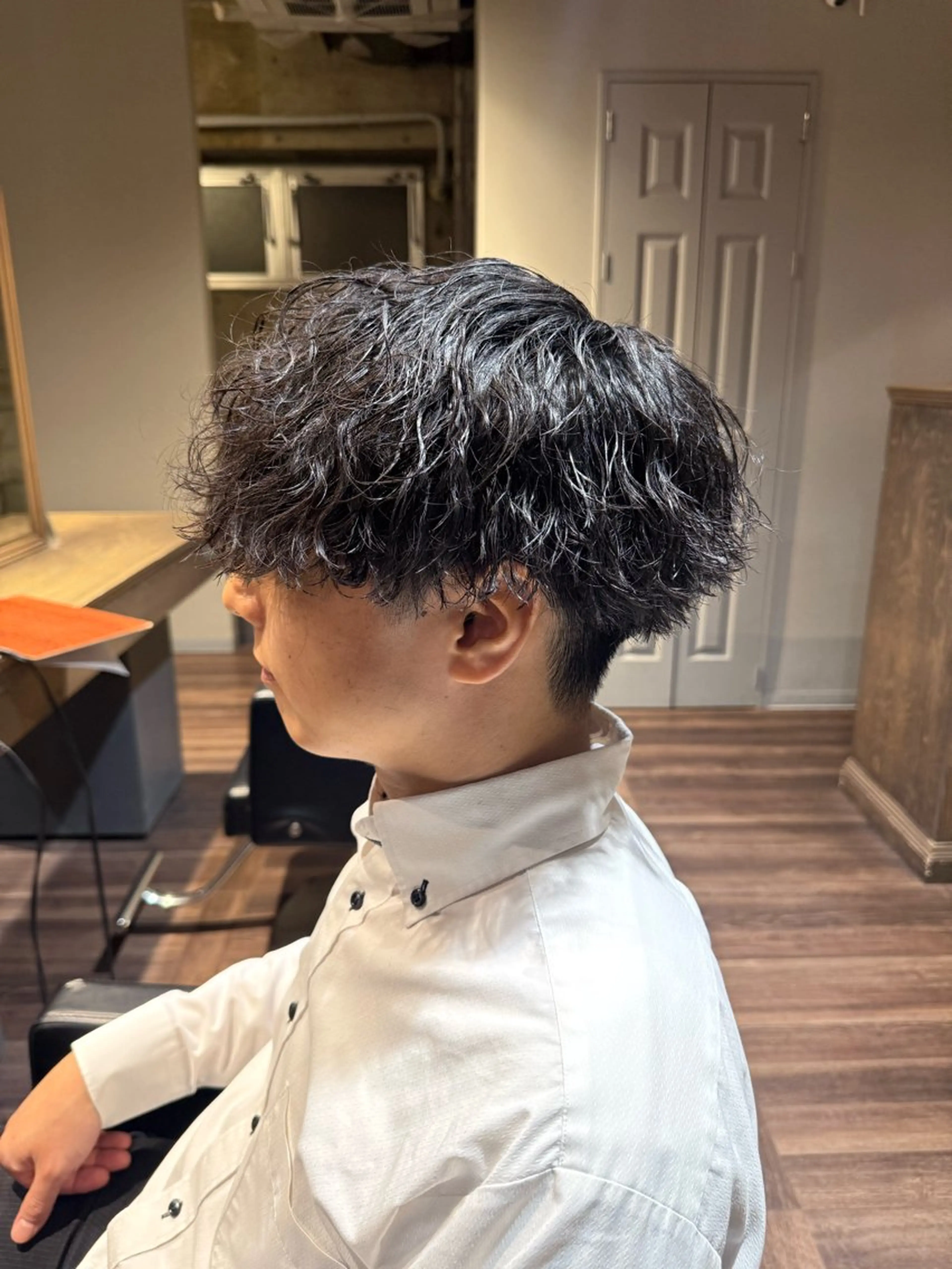 ショート パーマ メンズ マッシュ メンズ/佐藤 恒輝のヘアスタイル