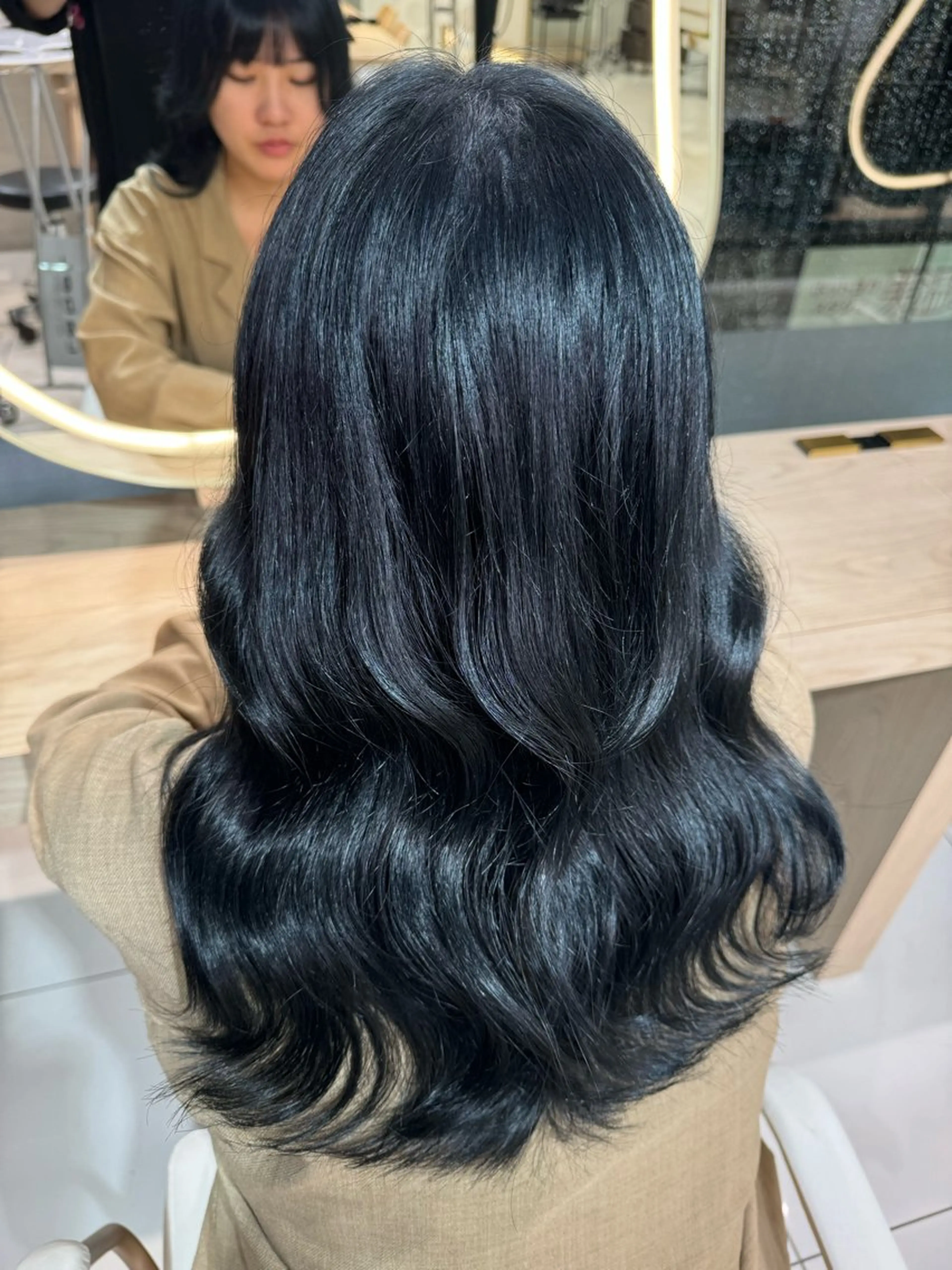 ロング 顔まわりカット/ カラー/西野和裕のヘアスタイル