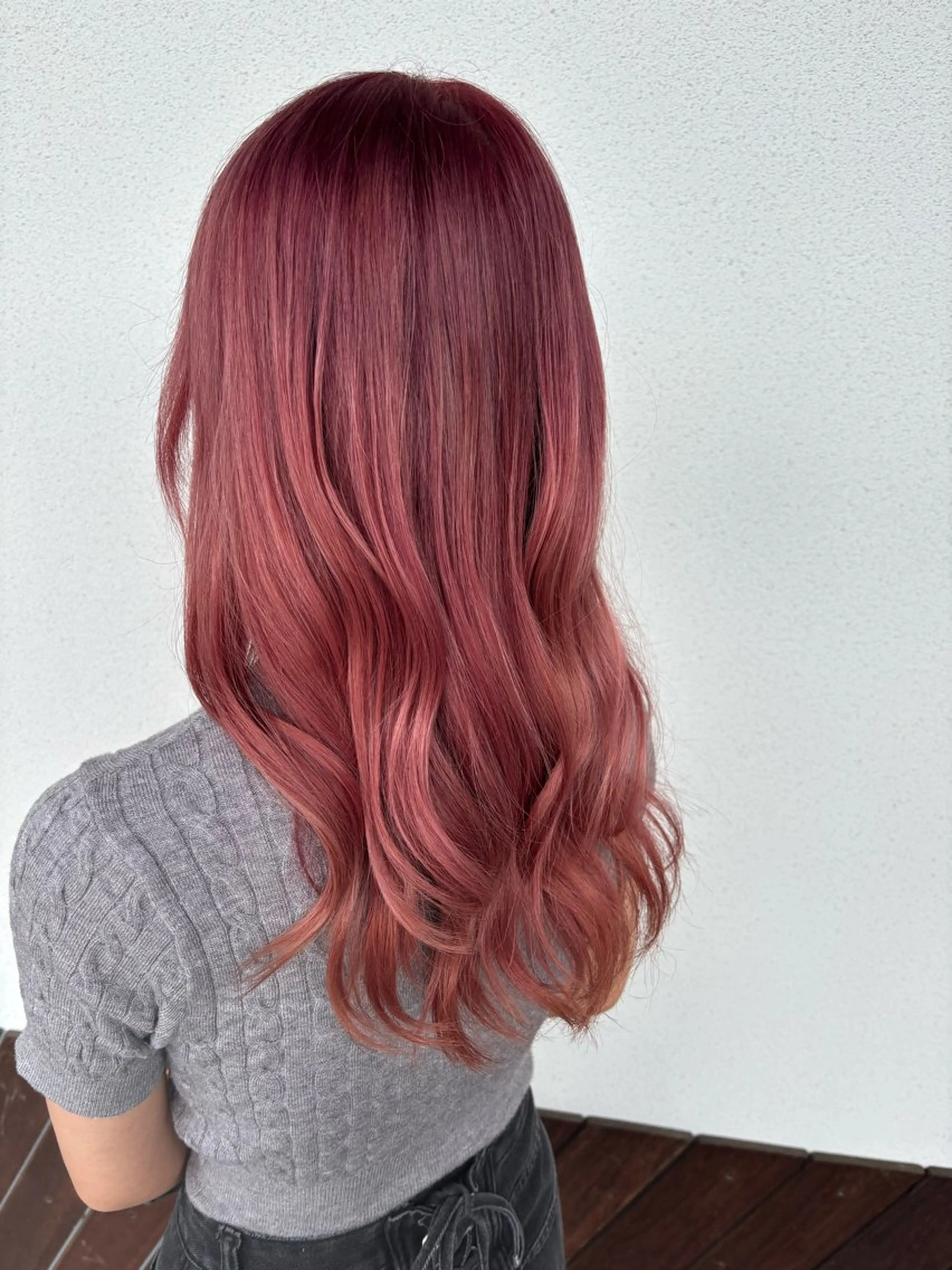 ロング 縮毛矯正 あいか🌷韓国ヘア/ 艶髪/ハイトーンのヘアスタイル