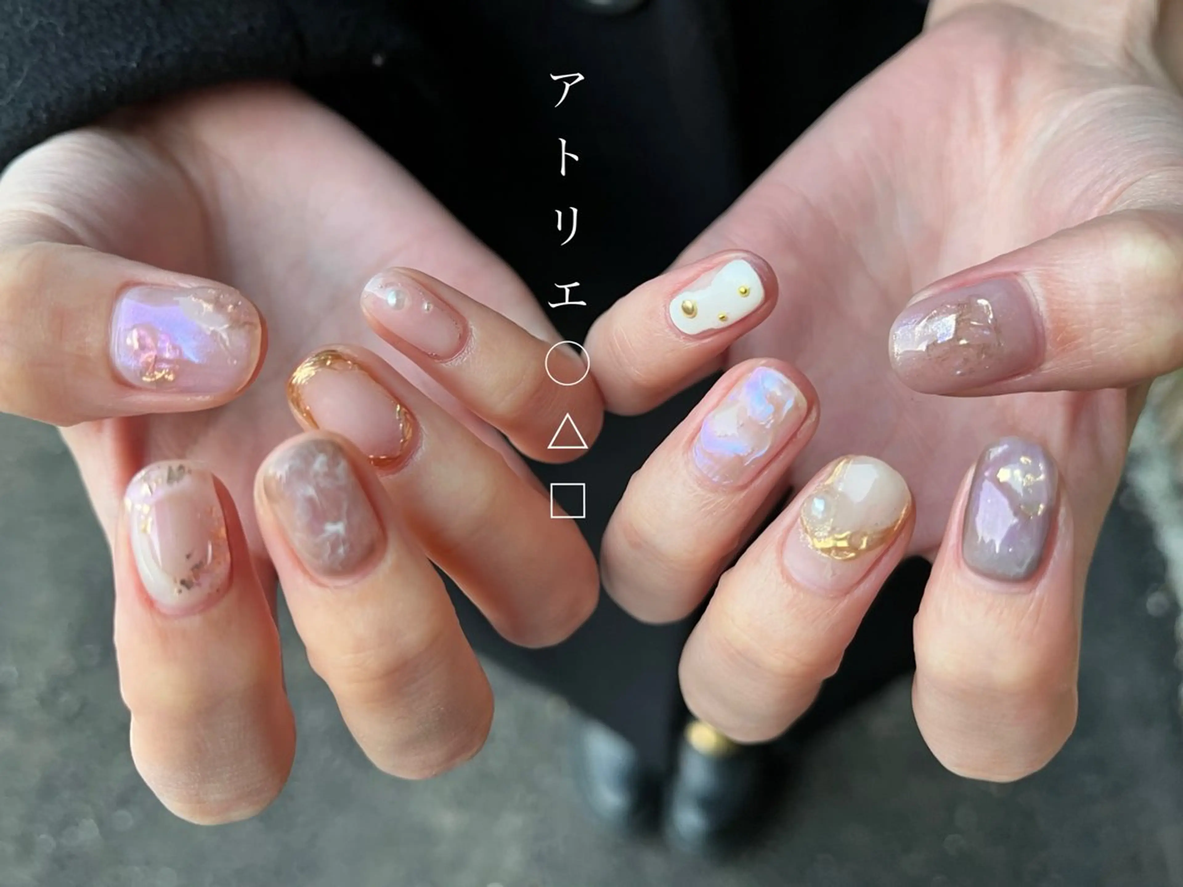 ネイル ハンドネイル アトリエ ○△□のネイルデザイン