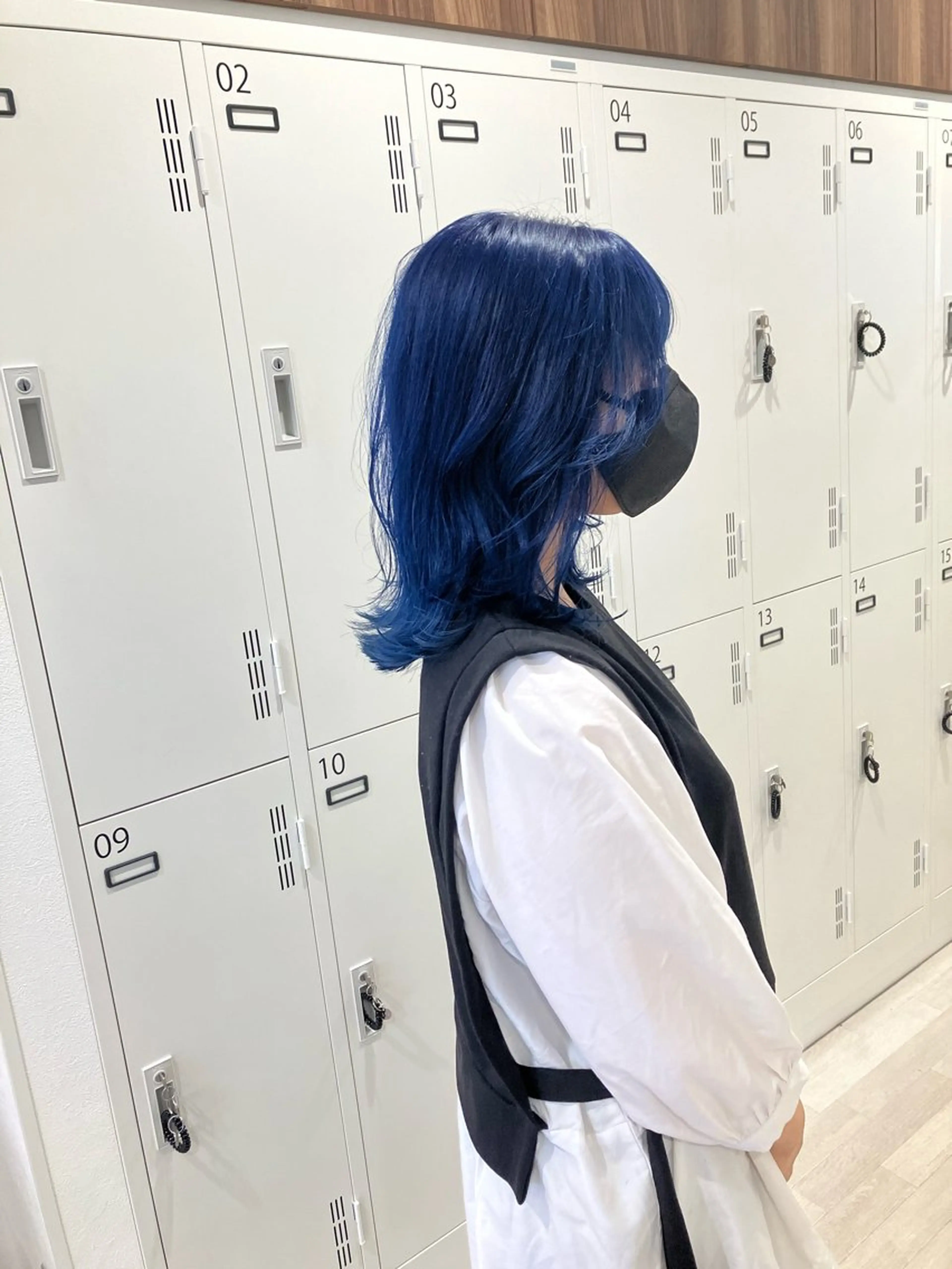 セミロング カラー ヘアカラー Re:st所属・Miyavi/カラー ショートボブのヘアスタイル