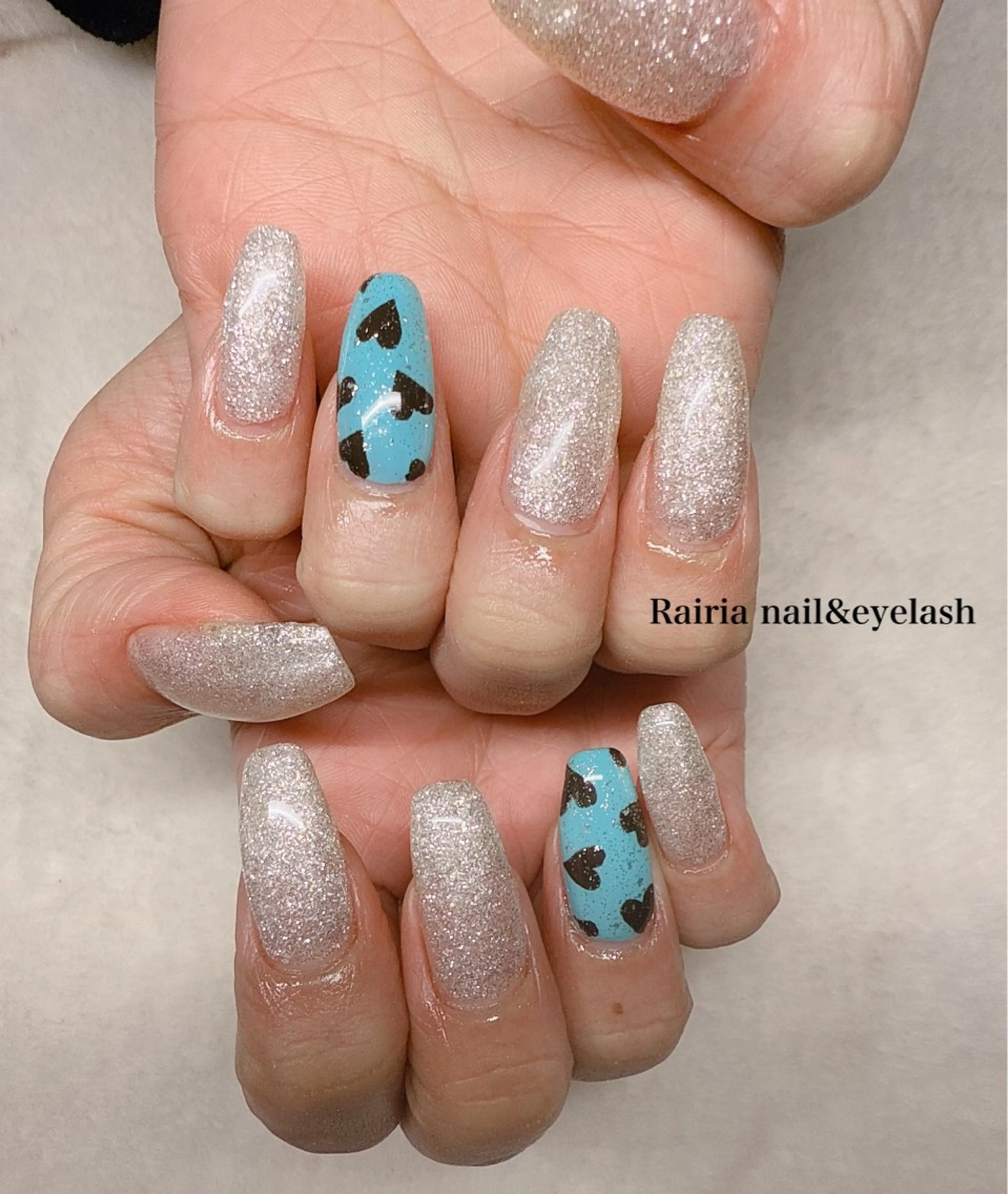 ネイル バレンタイン Rairia   nail所属・屋敷 理奈のネイルデザイン