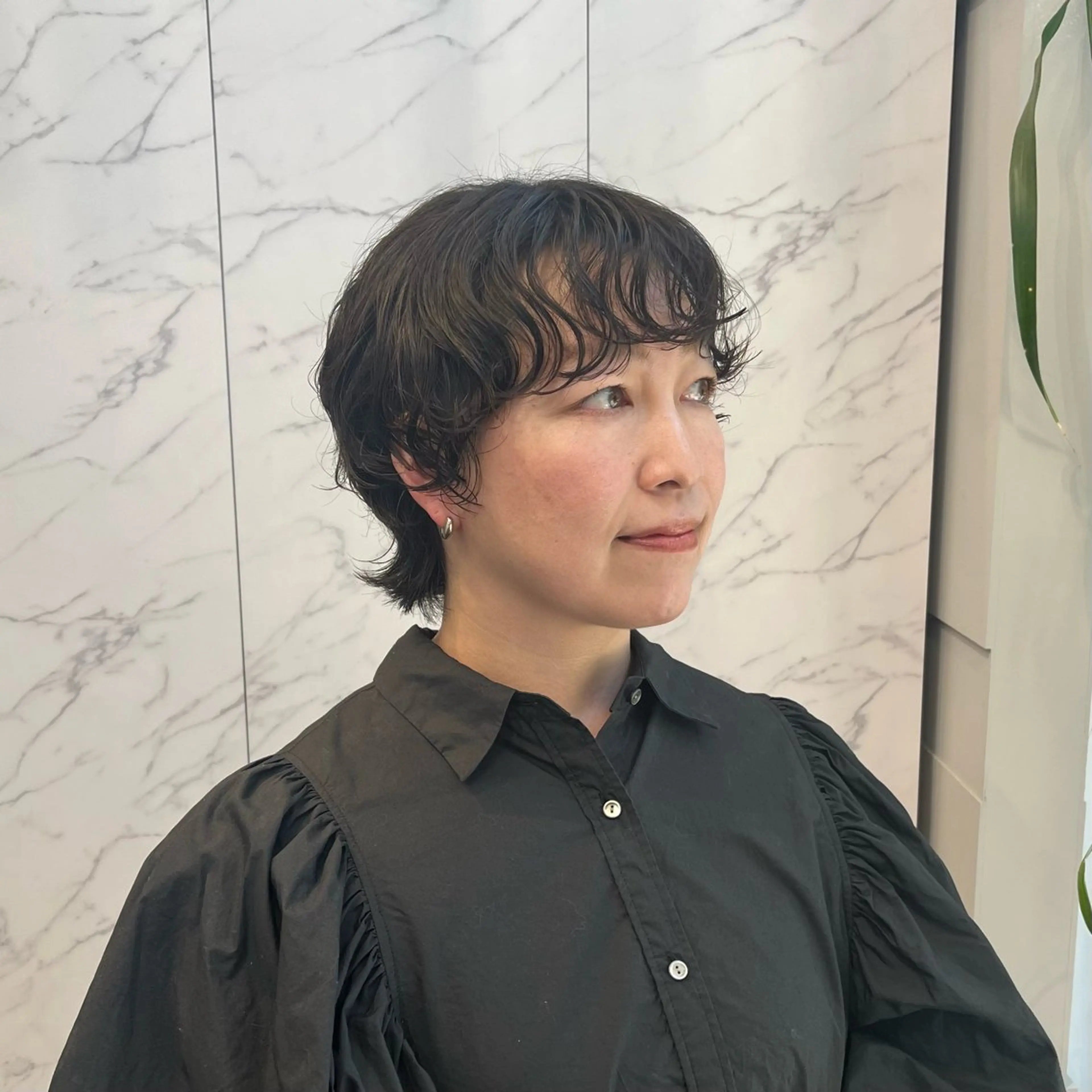 ショート パーマ ﾏｽﾀﾞ ｱｲﾘのヘアスタイル