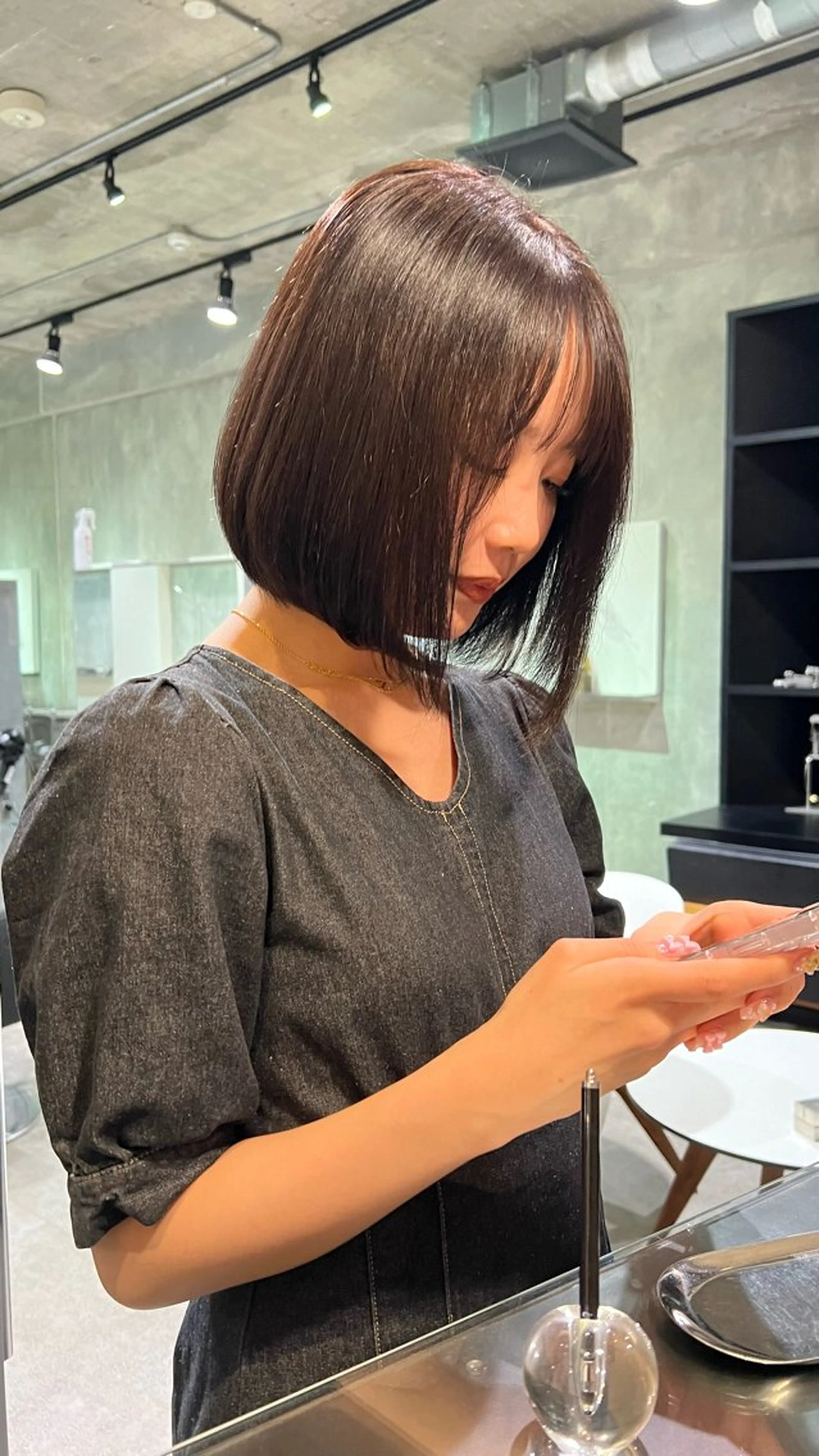 ミディアム カラー 表参道/ハイライト /tsumugiのヘアスタイル