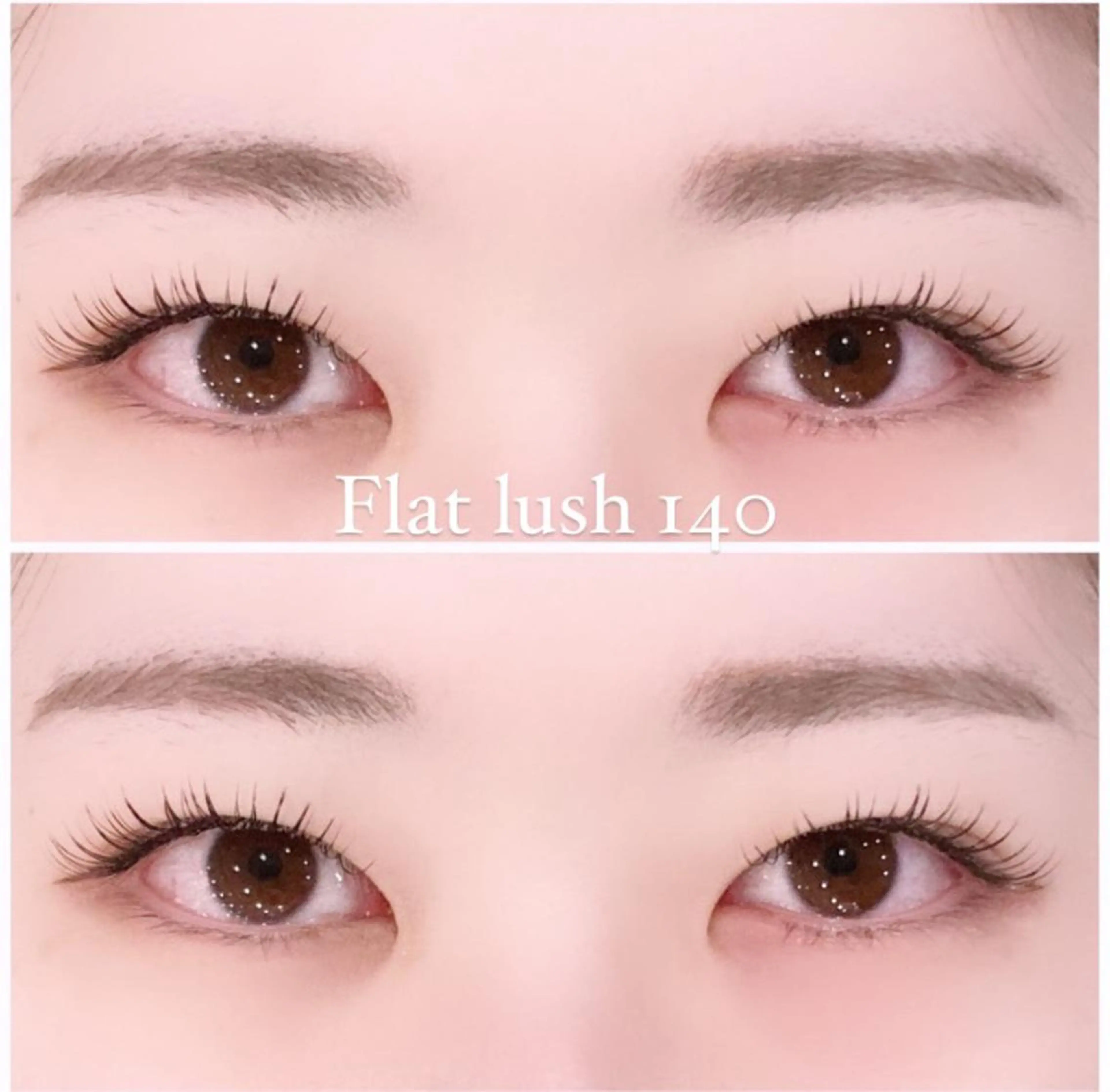 マツエク・マツパ Cカール フラットラッシュ 目尻長め 武田 楓のマツエク・マツパデザイン