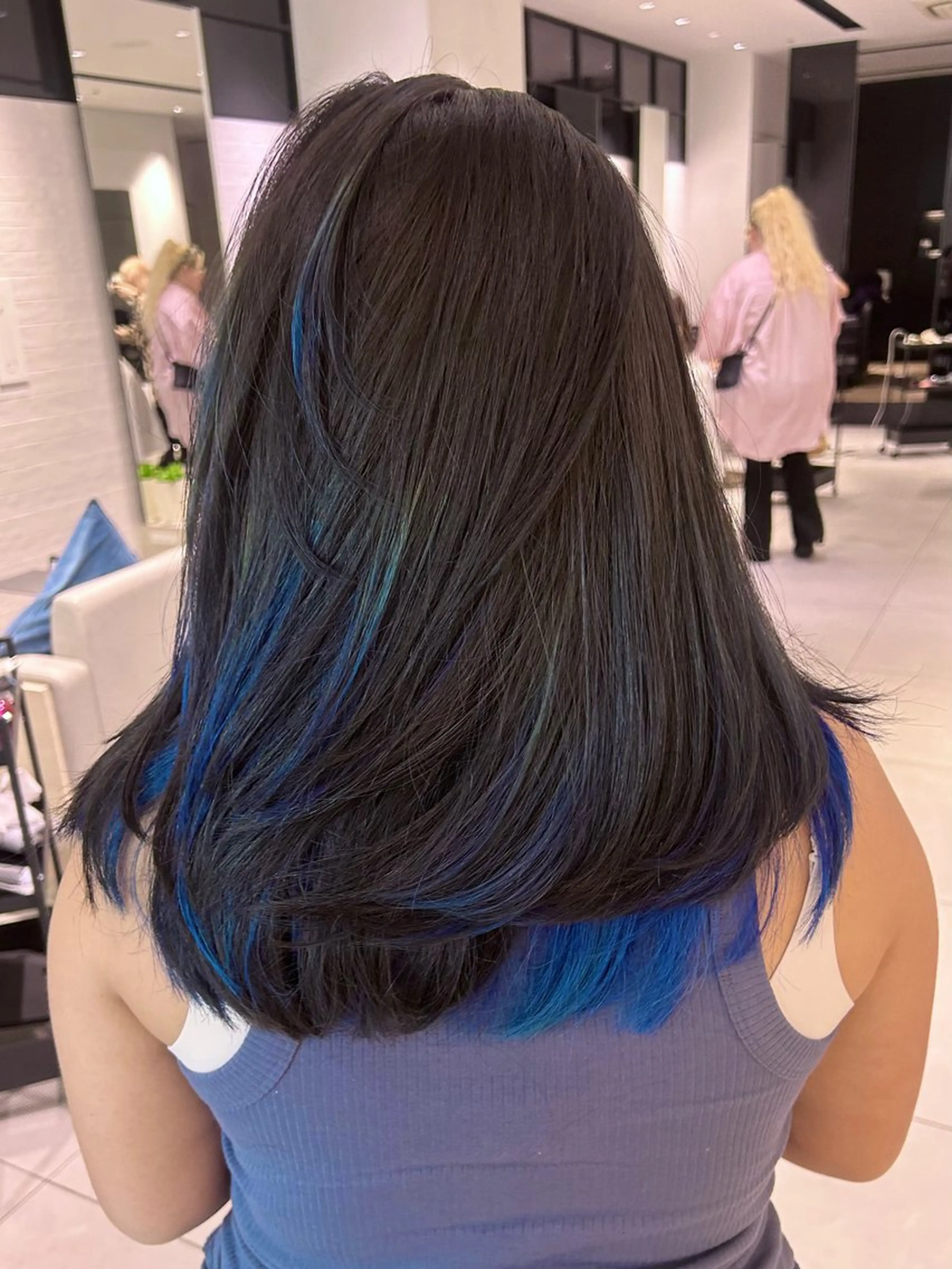 セミロング ヘアカラー 艶カラーリスト 🌈銀座🌈牛込萌香のヘアスタイル