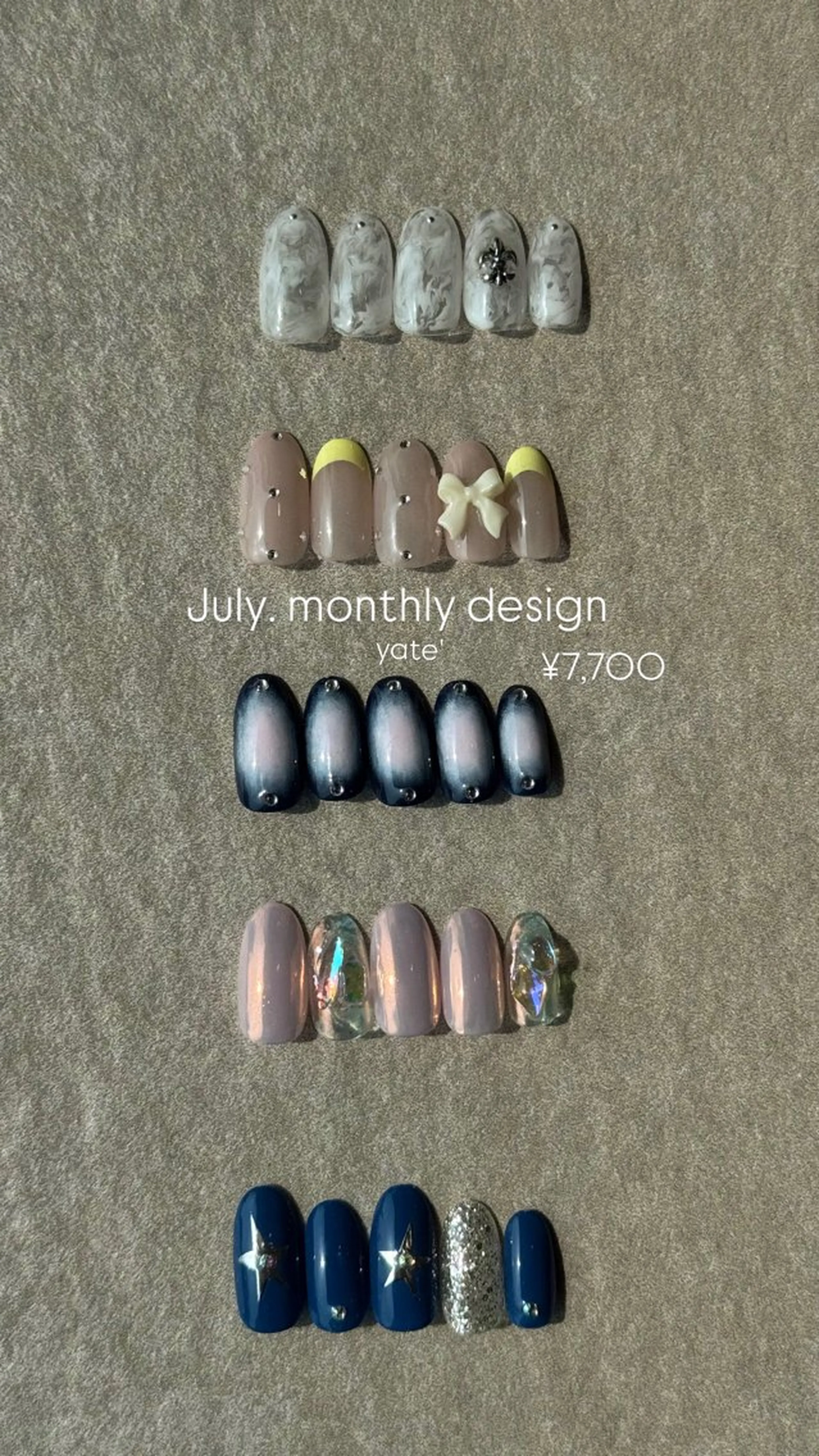 ネイル ハンドネイル yate' narumiのネイルデザイン