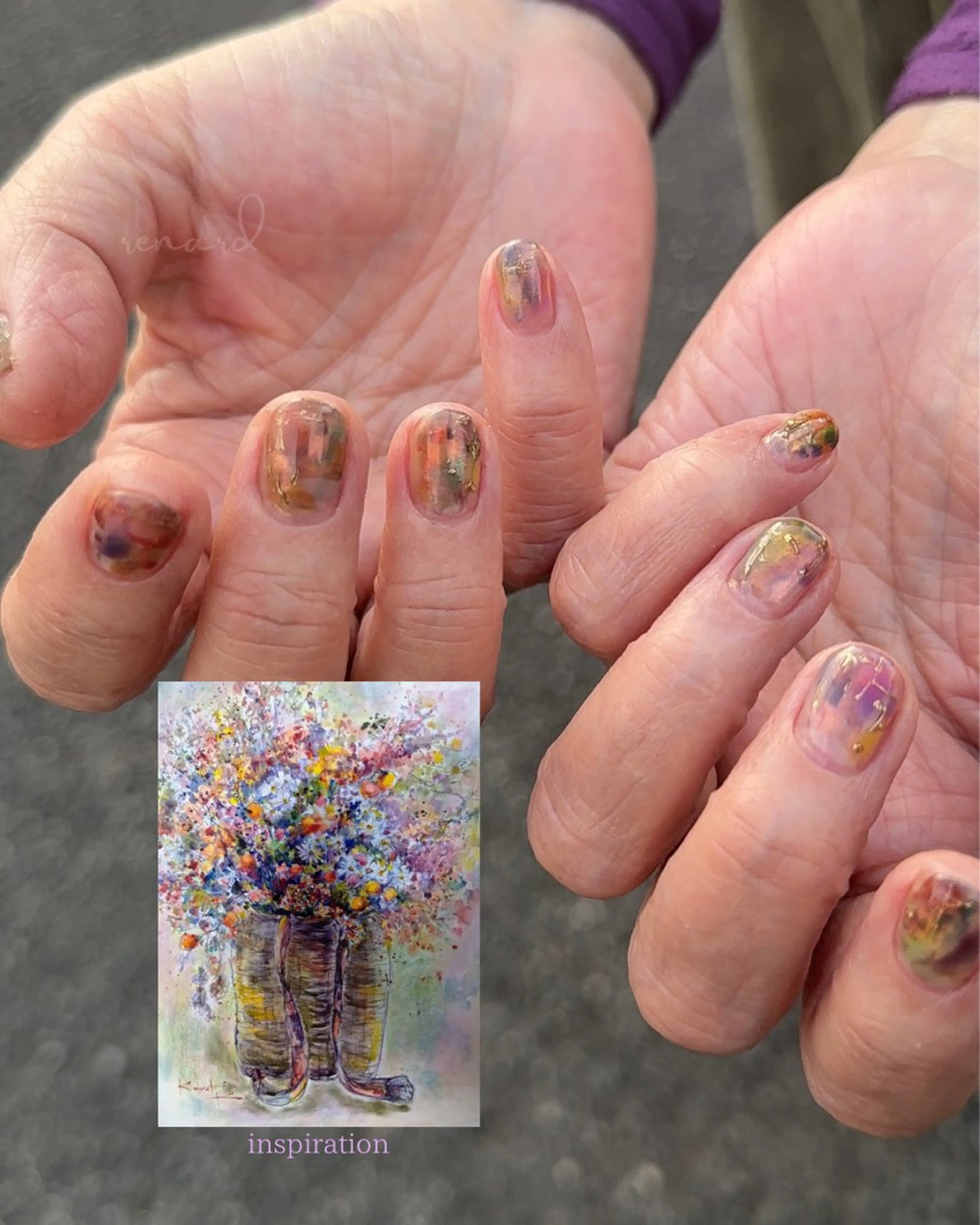 ショート renard nailのネイルデザイン