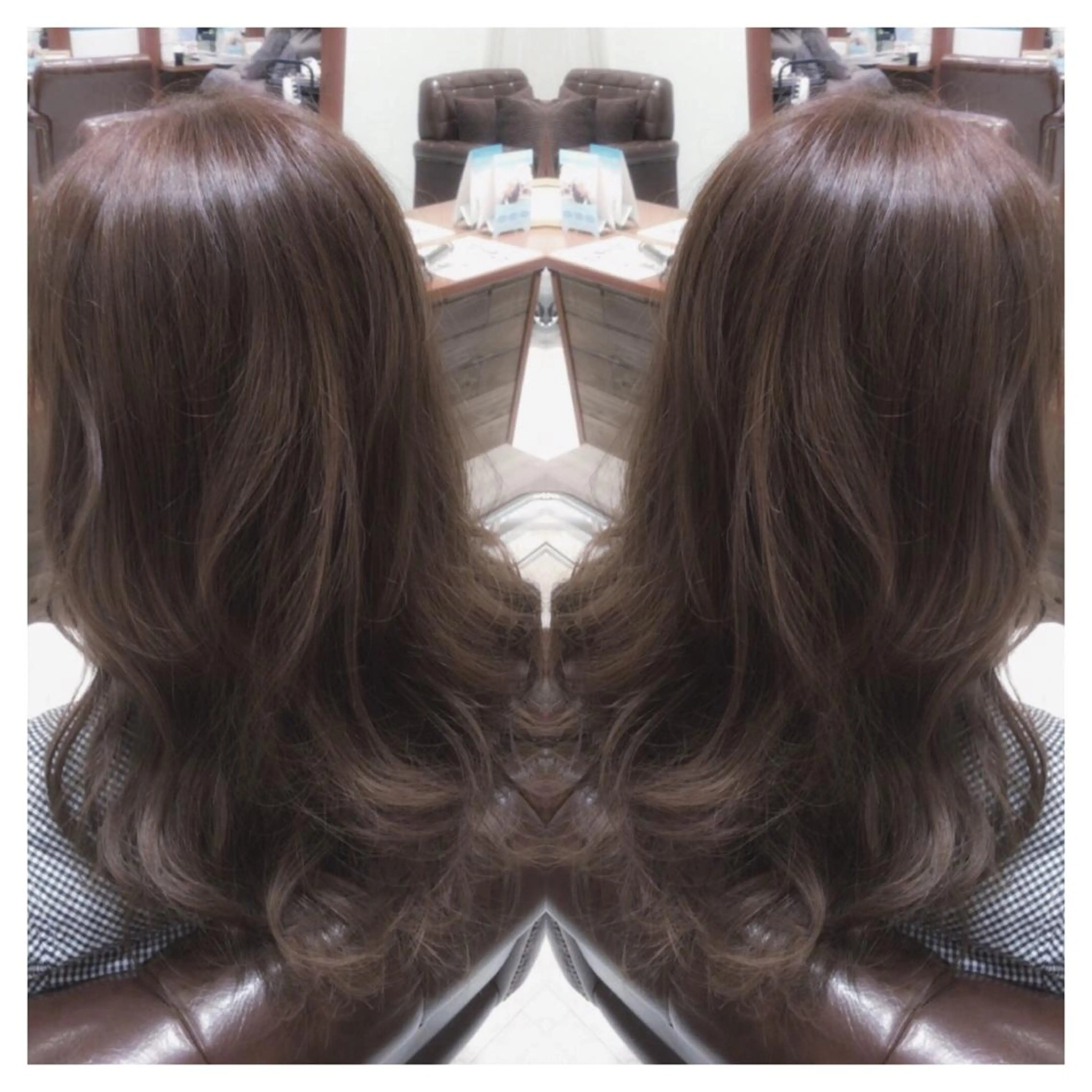 ミディアム セミロング ロング カラー biscohair 髪にドラマを。のヘアスタイル