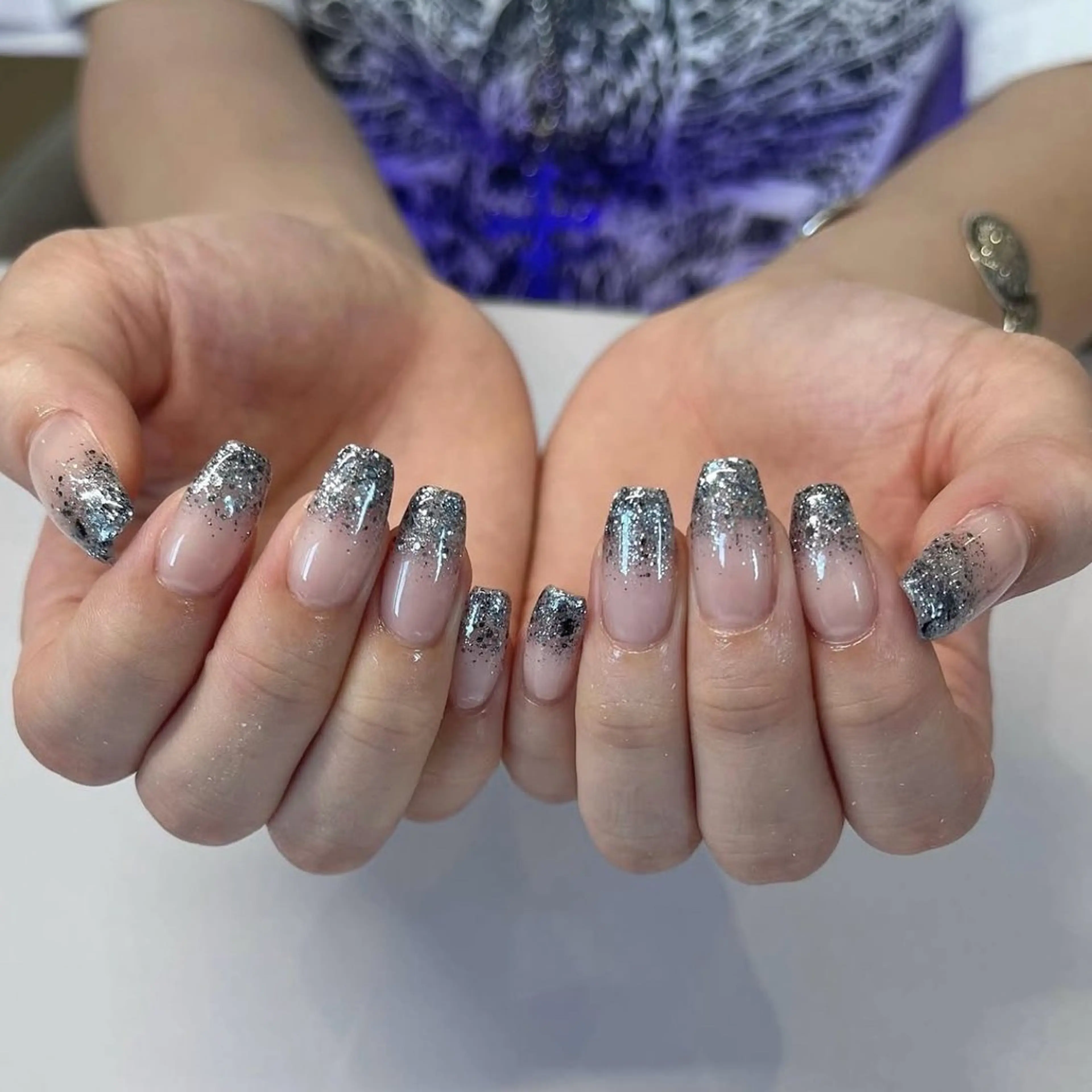 ラメグラデーション🪄💫オフ込み/ウォーターケア付き【ご新規様1,000円割引🧚】の写真