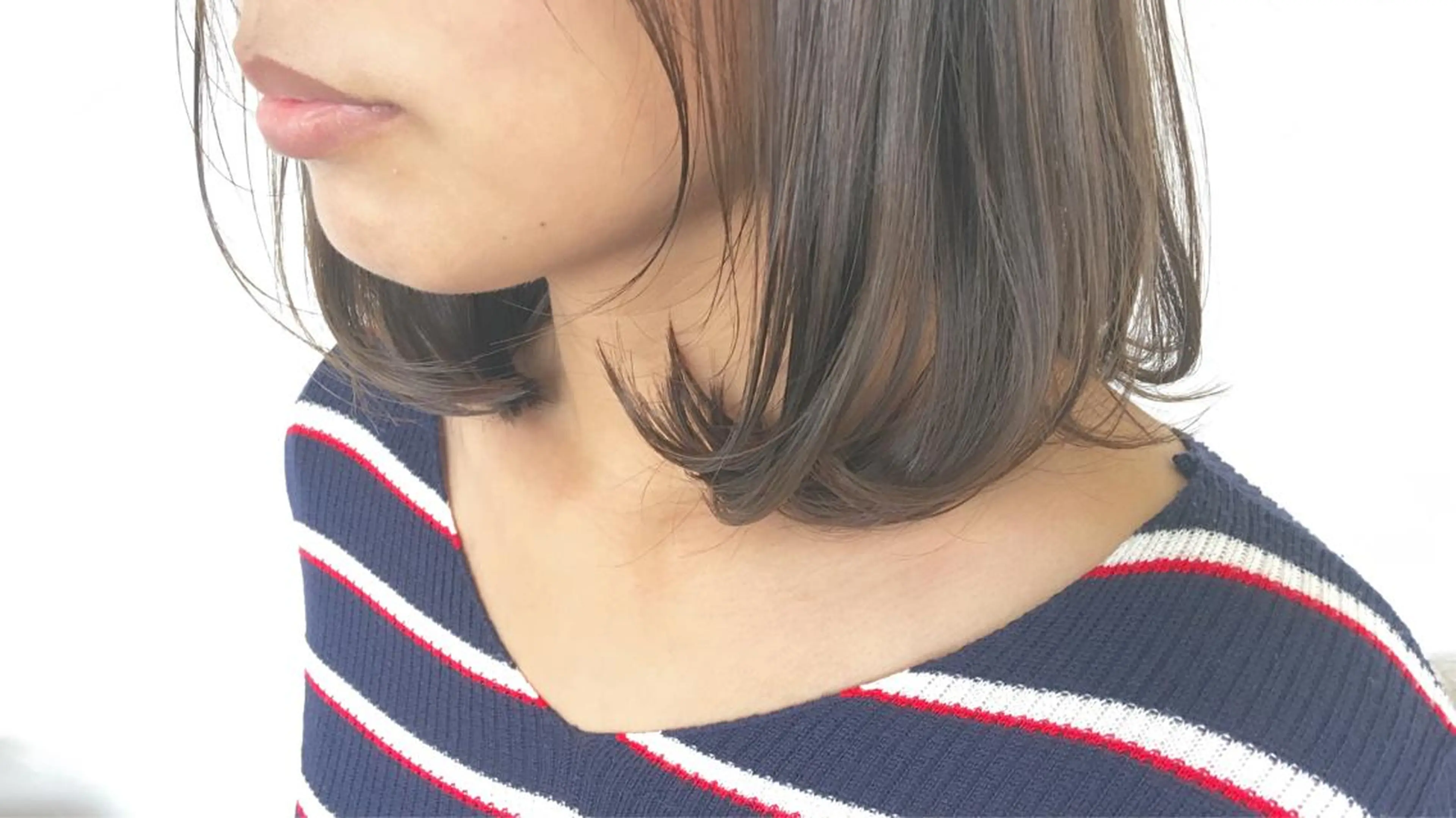 ミディアム カラー パーマ ヘアアレンジ グレージュ ボブ エグチ アキラのヘアスタイル