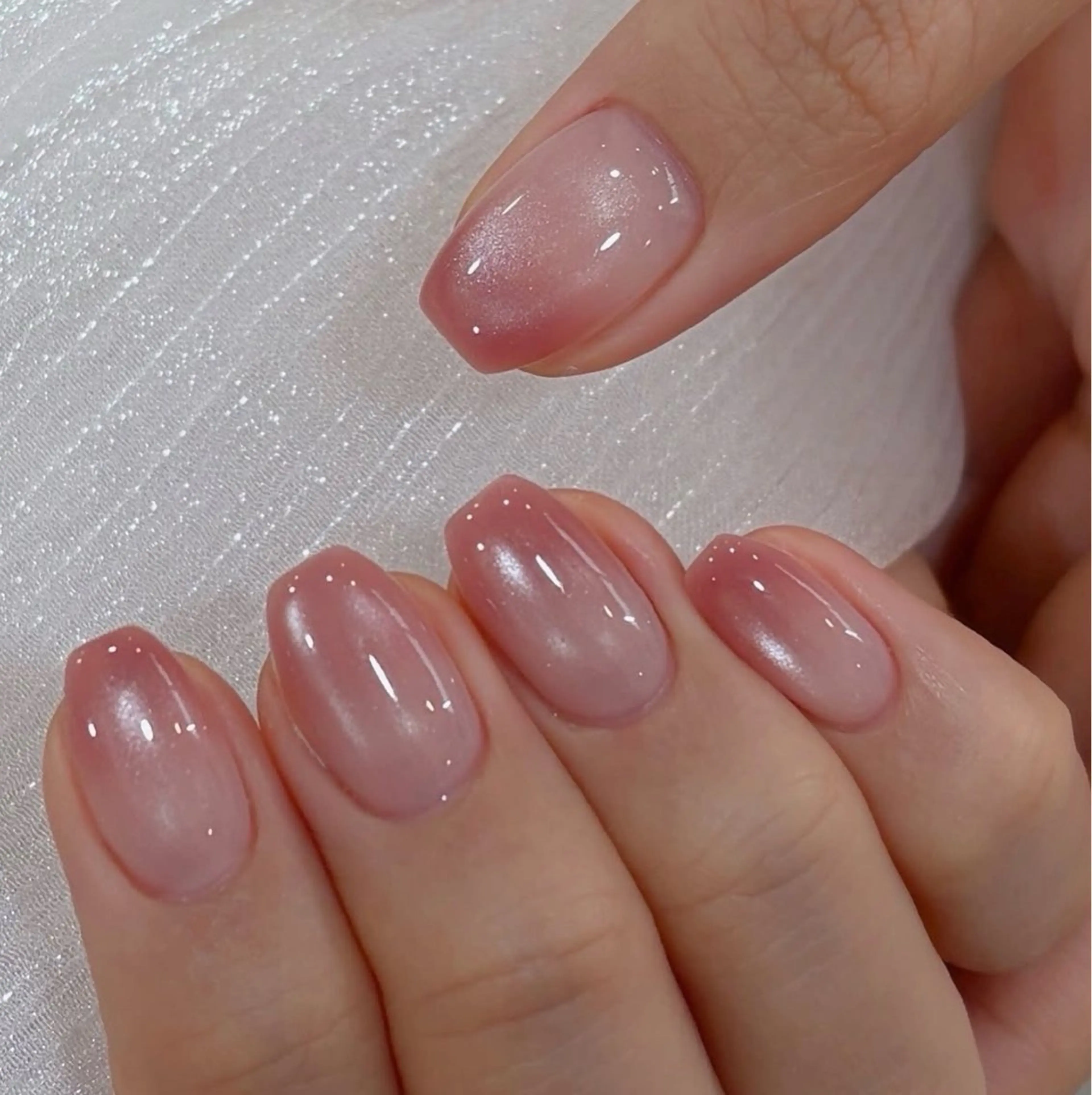 ネイル アートネイル フレンチネイル ジェルネイル ニュアンスネイル オフィスネイル ハンドネイル Ryunail所属・Ryu Nail NekoChanのネイルデザイン