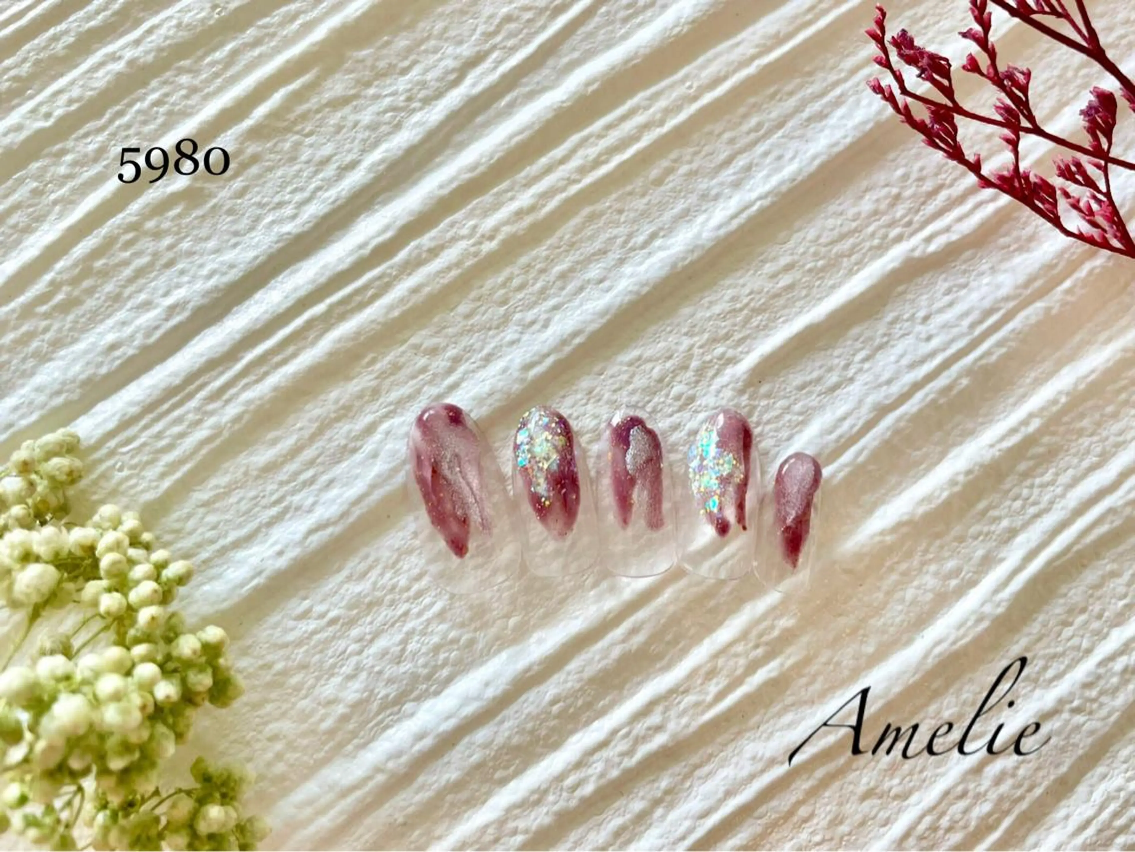 ネイル ハンドネイル いちじゅう あおいのネイルデザイン