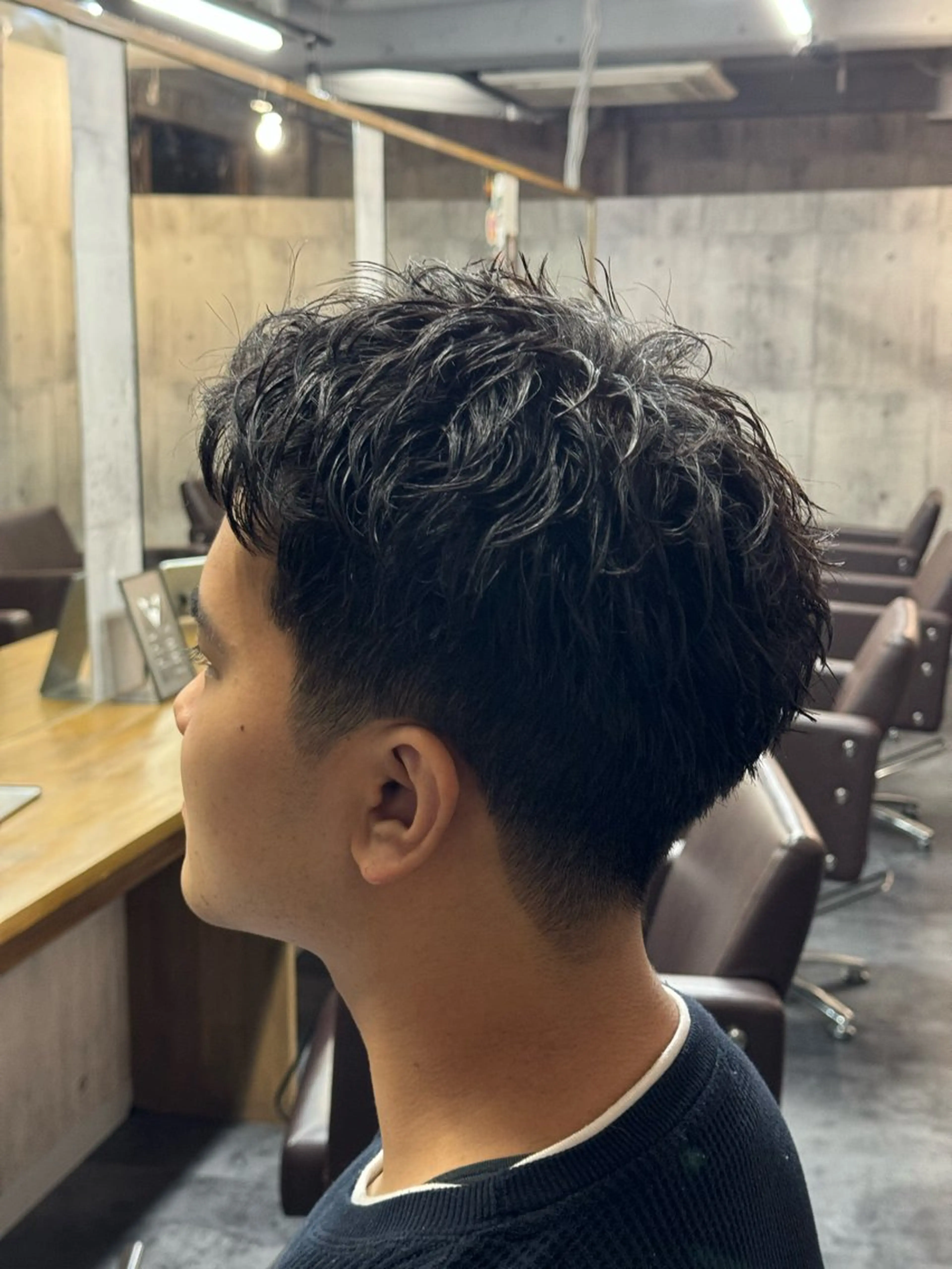 パーマ メンズ 川崎 健翔のヘアスタイル