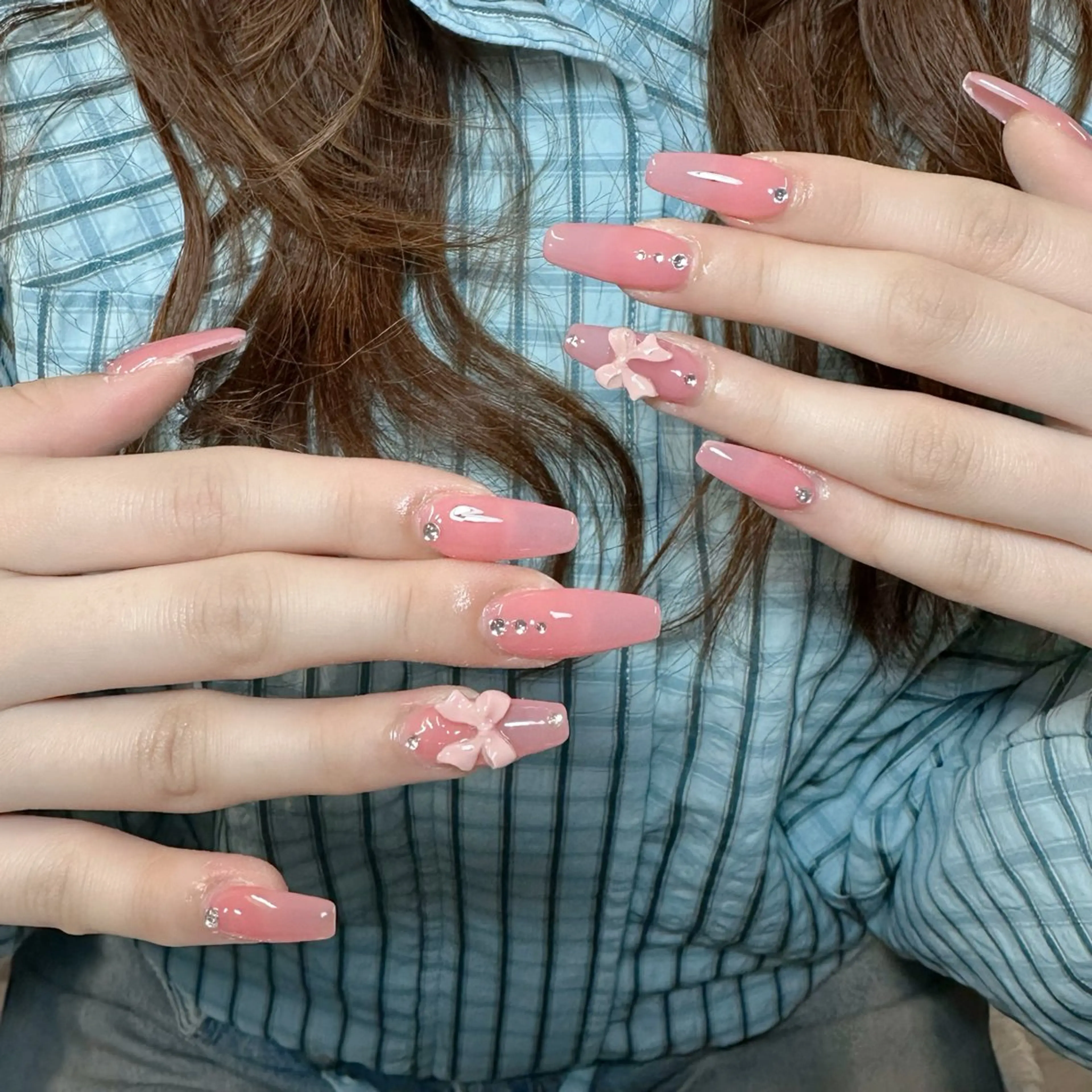 ネイル ハンドネイル 🍄Rina🍄 韓国風ネイルのネイルデザイン