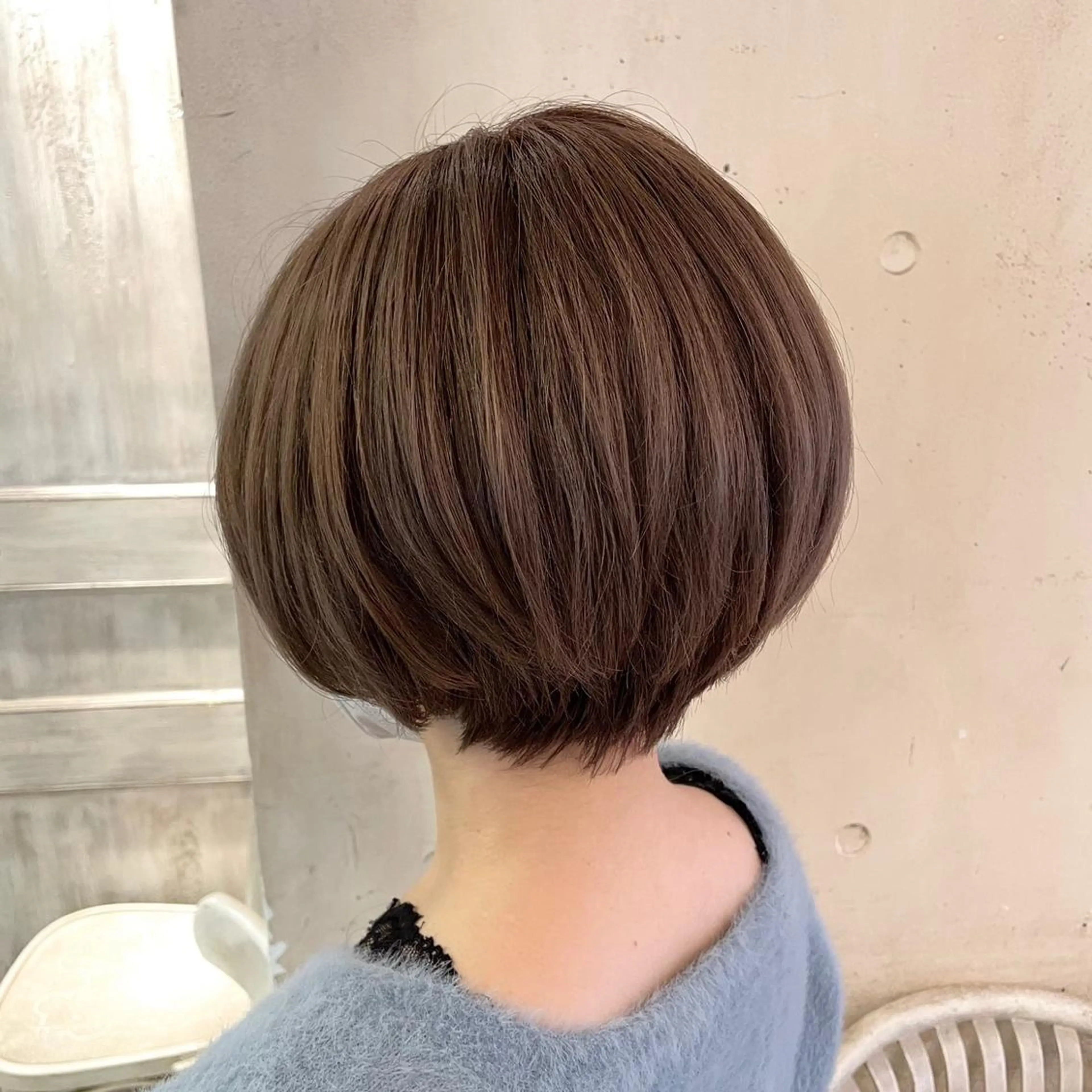 ショート カラー 髪質改善 韓国風ヘア レイヤーカット ショートヘア トリートメント 銀座No.1髪質改善 縮毛矯正/本木のヘアスタイル