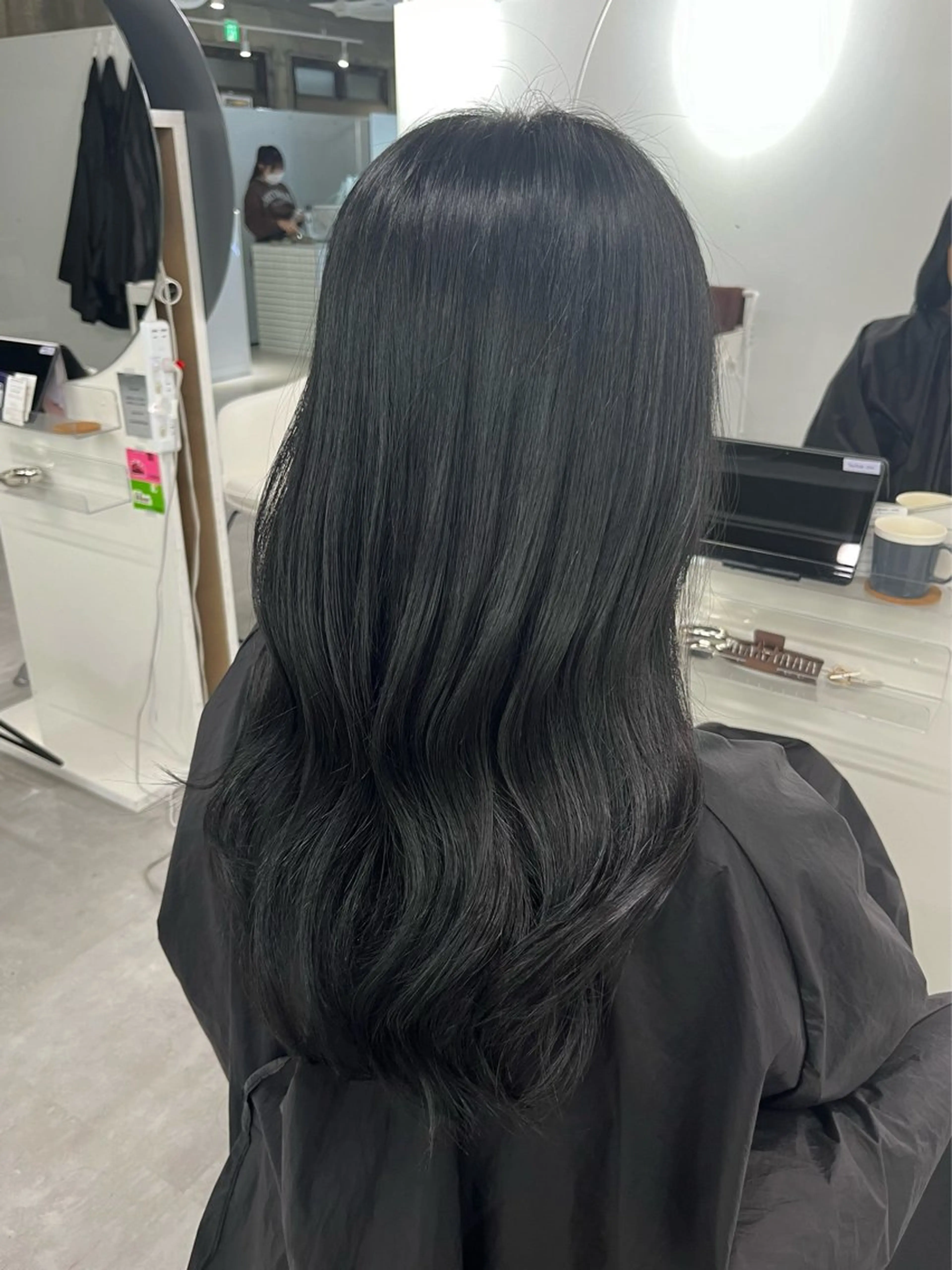 ロング ヘアセット yuuna ✮ レイヤーカットのヘアスタイル